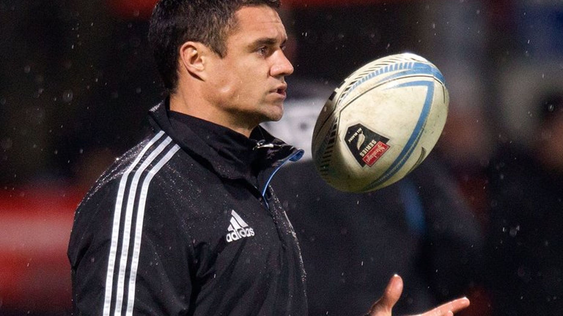 Dan Carter of New Zealand is seen at AMI stadium in Christchurch on June 15, 2013. The return of veteran Carter and the injection of new blood headline a raft of changes to the All Blacks for the final Test against France on Saturday.