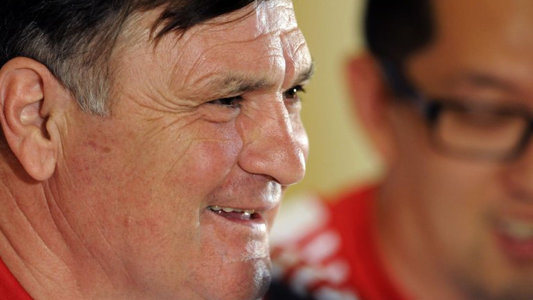 China's Spanish coach Jose Antonio Camacho gives a press conference in Sevilla on June 2, 2012. China's sports authorities are negotiating to end the contract of Camacho, state television said, after a humiliating defeat to Thailand.