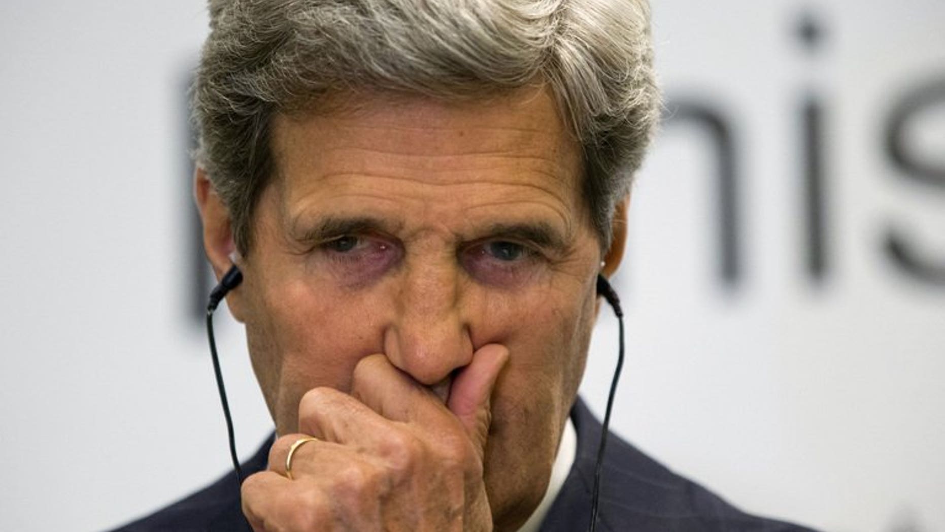US Secretary of State John Kerry listens to a question during a news conference about Syria in Doha, on June 22, 2013. Kerry has vowed new support for Syria's rebels but beyond tougher talk, it remains unclear how much has changed