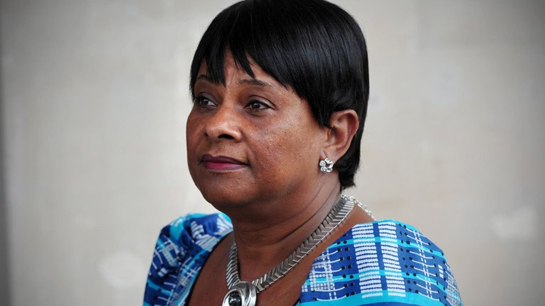 Doreen Lawrence, mother of murdered teenager Stephen Lawrence, is pictured at St Martin-in-the-Fields Church in central London on April 22, 2013 as she attends the memorial service marking the 20th anniversary of her son's death. British police spied on the family and friends of the victim of the country's most notorious racist murder in order to find "dirt", the Guardian reported on Sunday.