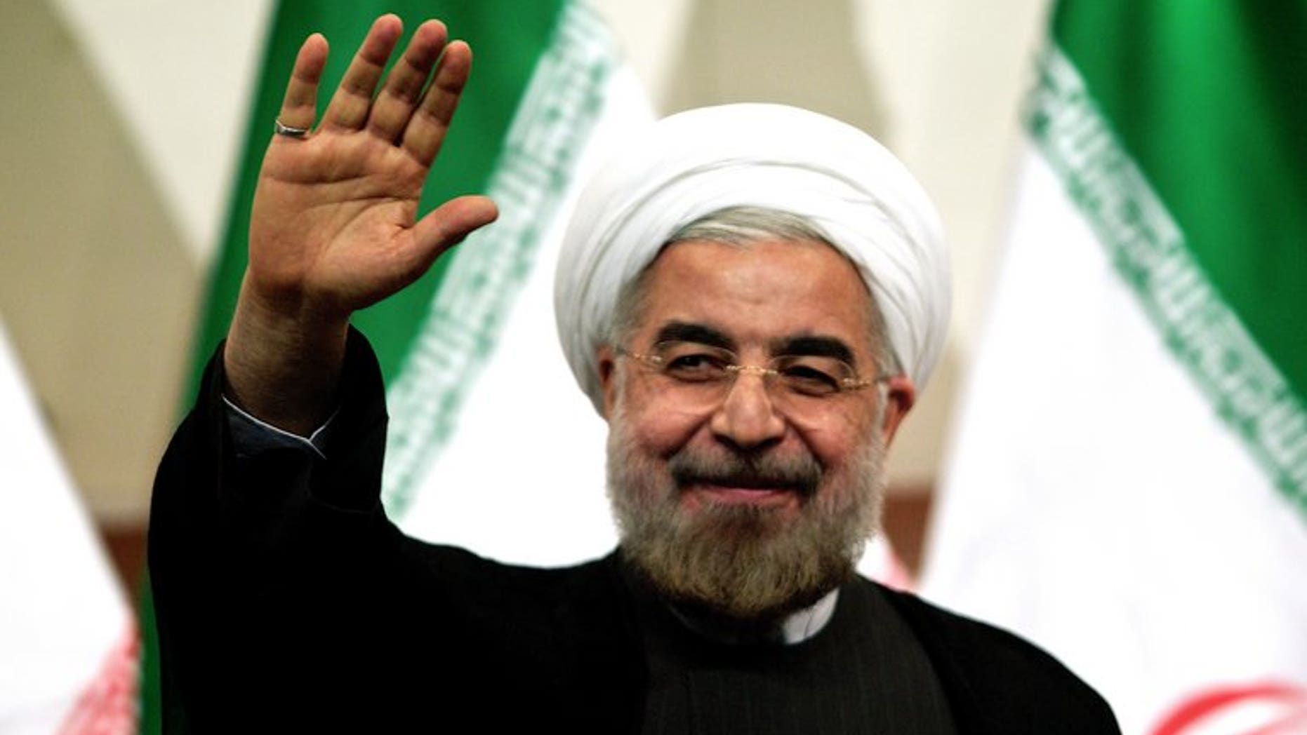 Iran's moderate president-elect Hassan Rowhani (pictured) vowed on Saturday to implement a policy of "constructive interaction" with world powers to build trust and diffuse tensions, exacerbated over Tehran's nuclear ambitions