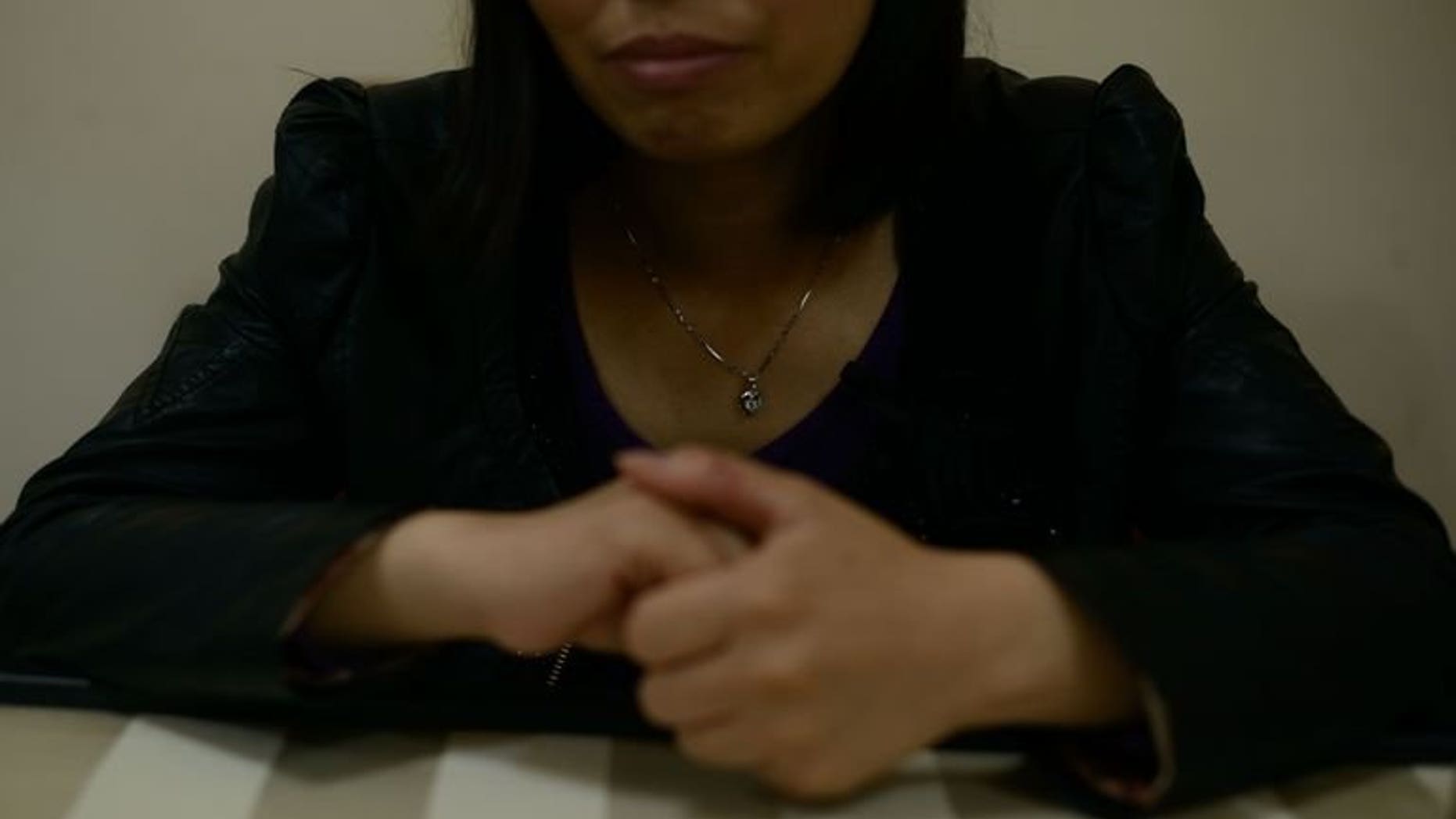 A photo taken on April 28, 2013 shows Tang Hui during an interview with AFP in Changsha, Hunan province. The kidnap, rape and forced prostitution of her daughter set Tang on a mission to seek justice.