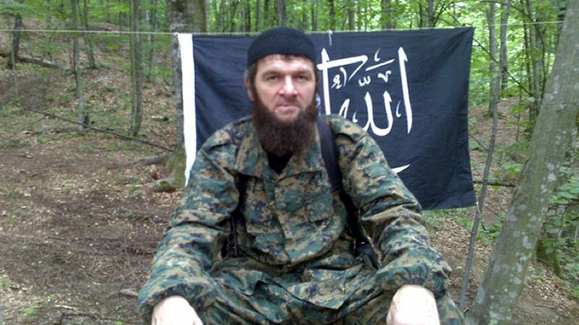 An Ansar AlJihad Network internet image allegedly shows Chechen Islamist leader Doku Umarov. Doku Umarov has called in a video released on Wednesday for jihadists to stage attacks against a range of targets that include the 2014 Sochi Olympic Games.