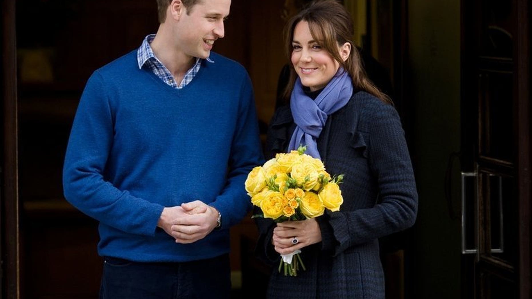 Prince William, the Duke of Cambridge and his wife Catherine, the Duchess of Cambridge leave the King Edward VII hospital in central London on December 6, 2012. Finland has given a special baby box to William andCatherine ahead of the birth of their first child, with the contents ranging from infant clothing to bra pads and even condoms, officials said Wednesday.