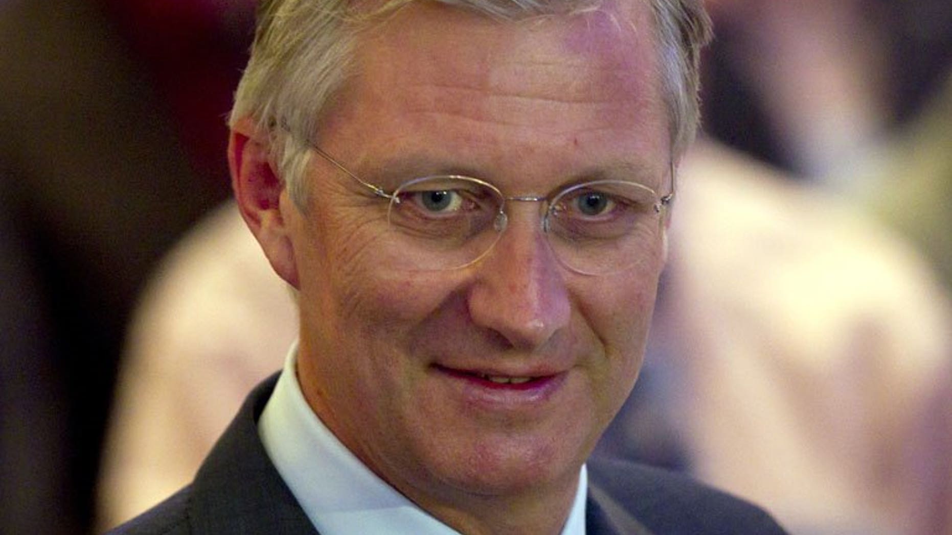 Belgium's Prince Philippe arrives for a meeting in Antwerp, on July 4, 2013. Philippe said he is "well aware" of the responsibilities of his new role, looking tense during his first public appearance since the announcement of the abdication of his father Albert II.