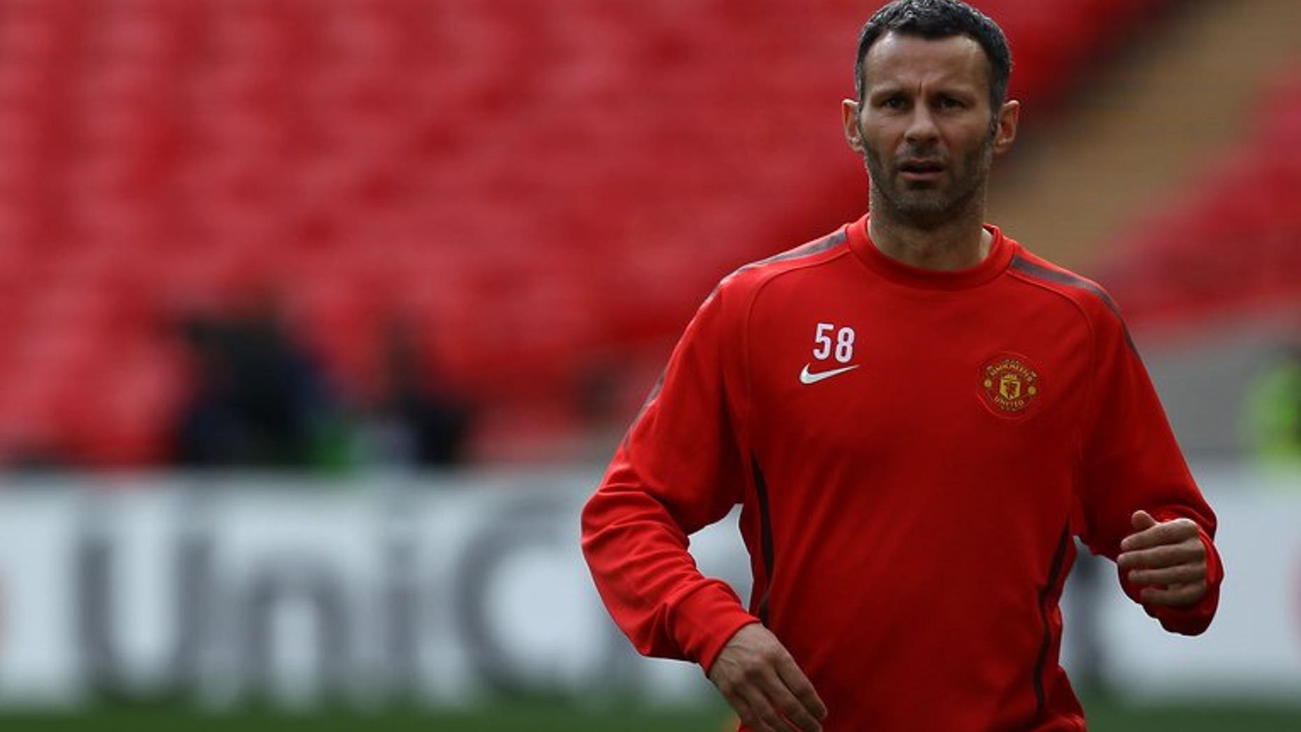 Manchester United midfielder Ryan Giggs part in a training session in London on May 27, 2011. Manchester United announced that Giggs is to take on a player-coach role with the English Premier League champions next season.