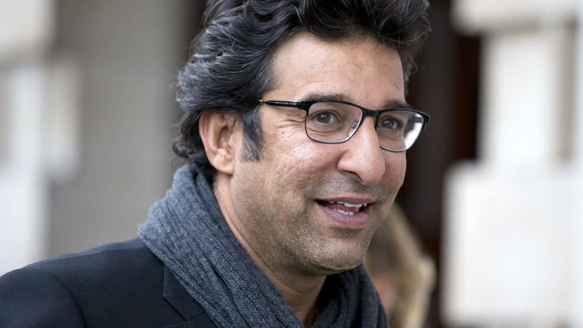 Former Pakistan cricketer Wasim Akram arrives at a memorial service for the South African-born former England cricket captain Tony Greig, at Saint Martin-in-the-fields church in central London on June 24, 2013. Akram said Monday he will marry his Australian girlfriend, who has converted to Islam and will settle in his home country.