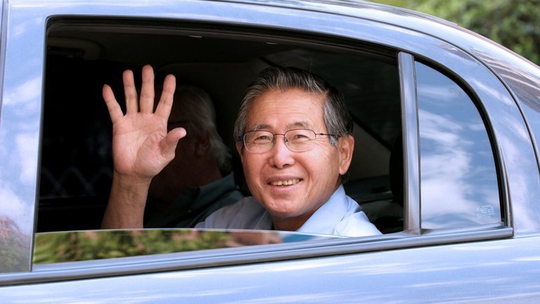 Peru's former president Alberto Fujimori, in prison for rights abuses during his 10-year rule, pictured on February 20, 2007, said Tuesday he's writing his autobiography.