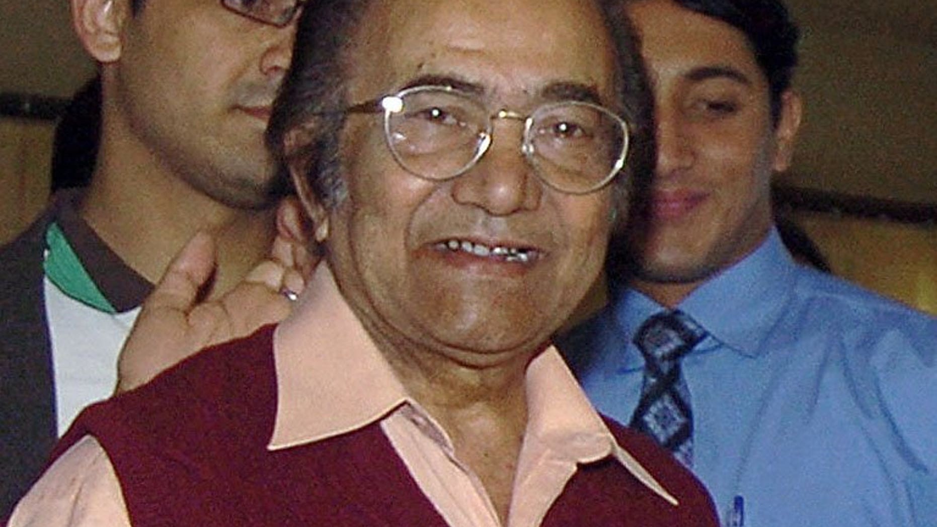 Former Pakistan cricket captain Hanif Mohammad, pictured in Karachi on January 27, 2006, has had an operation for liver cancer, a family friend told AFP.