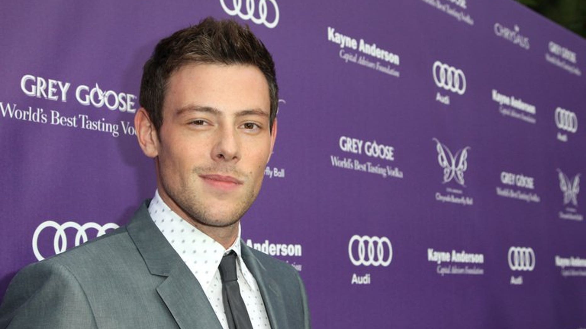 Actor Cory Monteith is pictured at the Chrysalis Butterfly Ball on June 8, 2013 in Los Angeles, California. The 'Glee' TV series star has been found dead in his hotel room in the western Canadian city of Vancouver, local police reported.