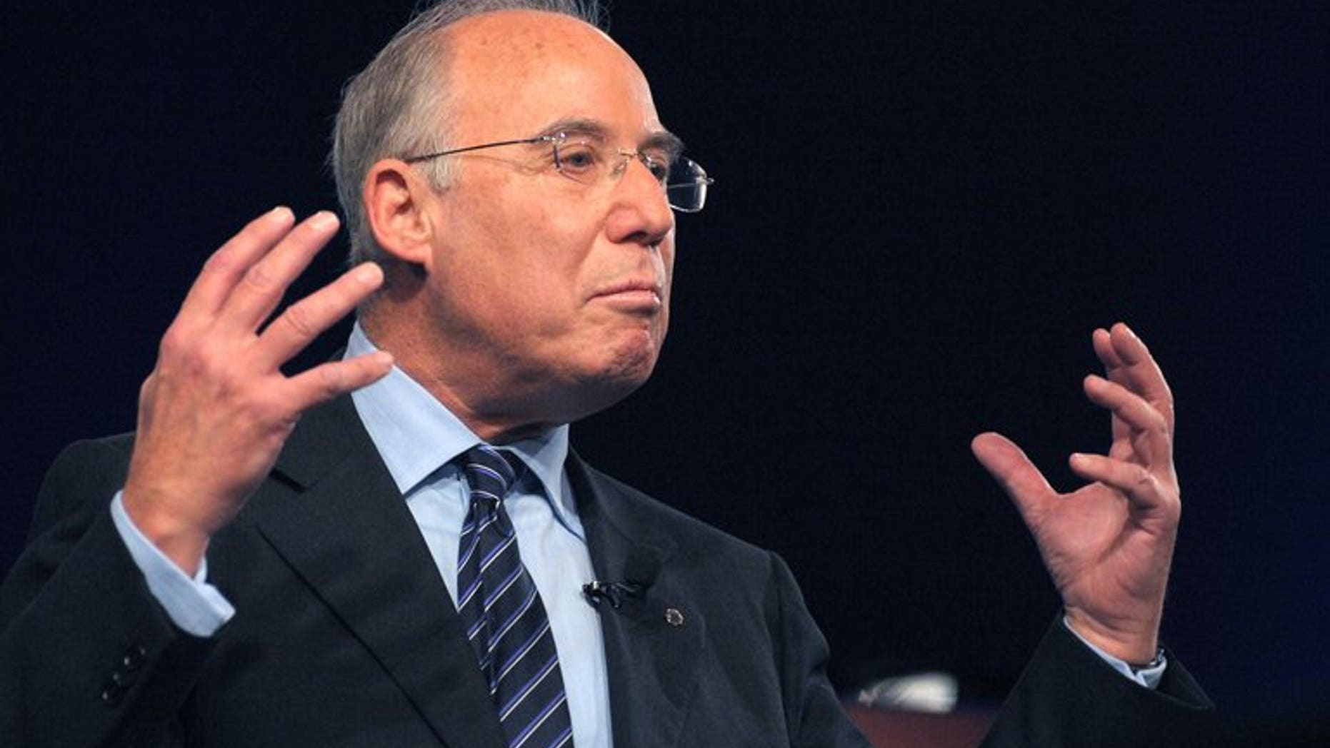 Jacob A Frenkel speaks during the World Economic Forum in Davos, Switzerland, on January 27, 2010. The appointment of Frenkel as Israel's next central bank governor has come under a cloud over his failure to disclose a past allegation of shoplifting, according to local media reports.