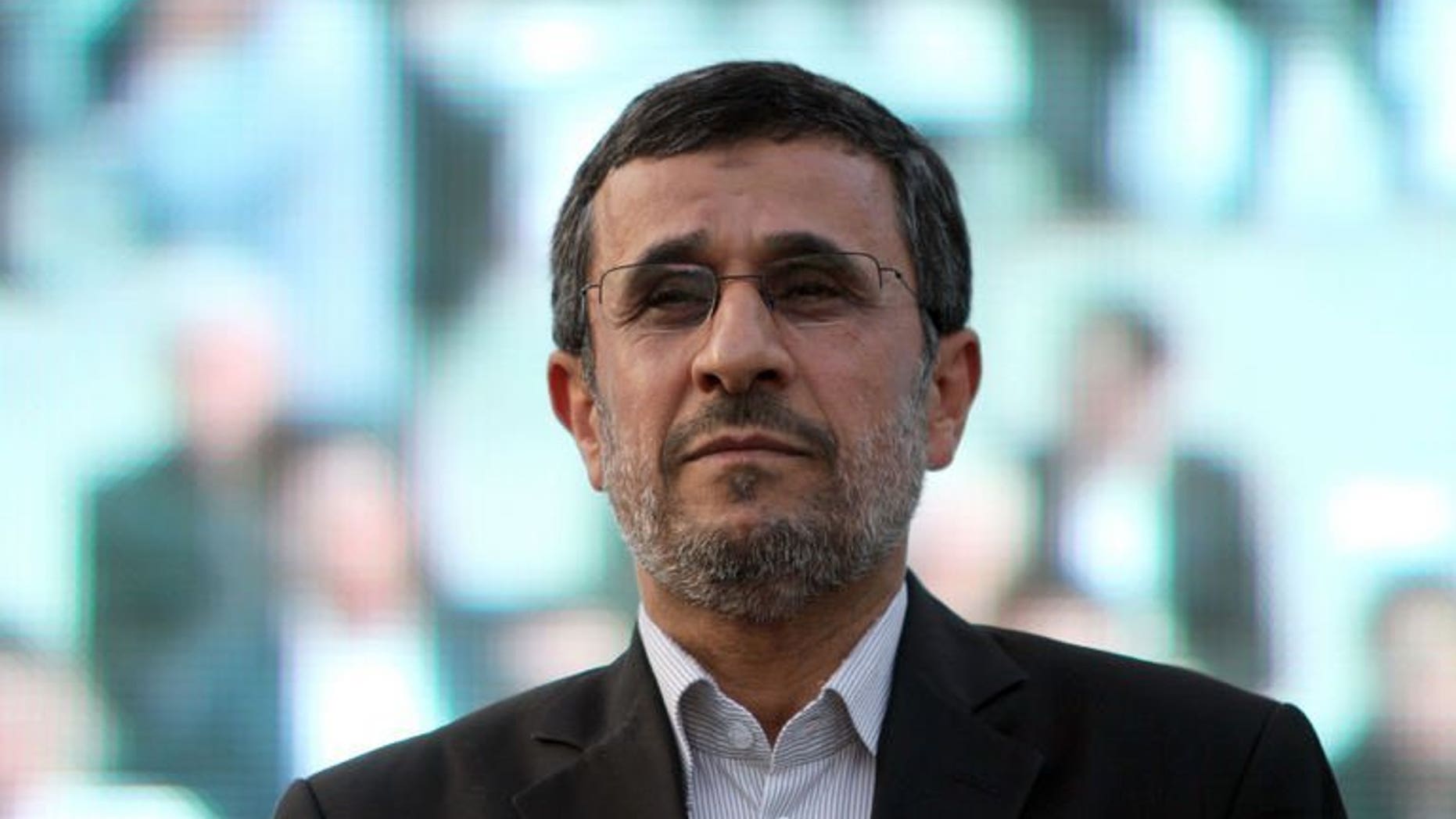 Iran's outgoing President Mahmoud Ahmadinejad attends a ceremony at Tehran's Golestan Palace, on July 7, 2013. Ahmadinejad is set to make a two-day visit this week to neighbouring Iraq, according to Prime Minister Nuri al-Maliki's spokesman.