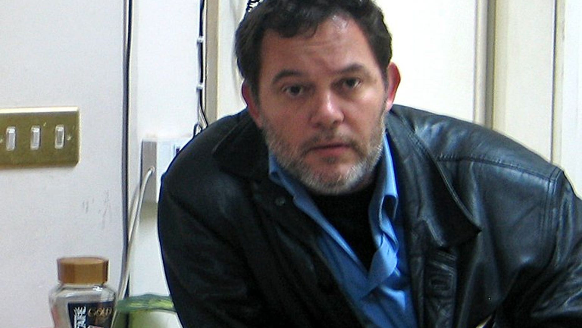 French journalist Didier Francois is seen in Baghdad, on March 11, 2005. Francois and Edouard Elias -- who were kidnapped shortly after arriving in Syria in June -- are alive and Paris is working for their release, according to Defence Minister Jean-Yves Le Drian.