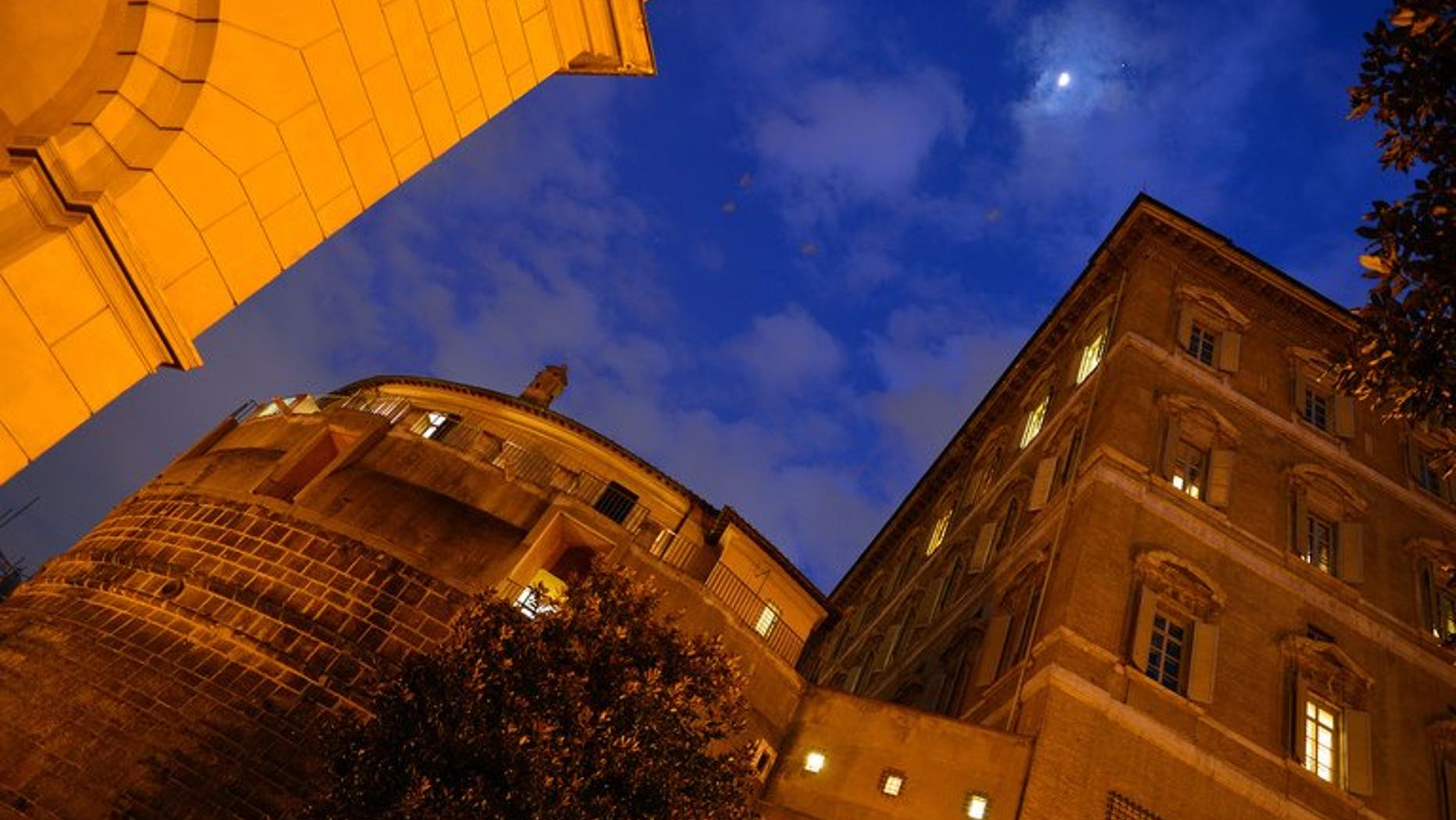 The headquarters of the Institute for Religious Works (IOR), the Vatican's bank, pictured on February 18, 2012 at The Vatican. The Vatican's "gay lobby" is back in the headlines after the alleged exposure of a homosexual prelate appointed by Pope Francis to a key position at the Vatican bank.