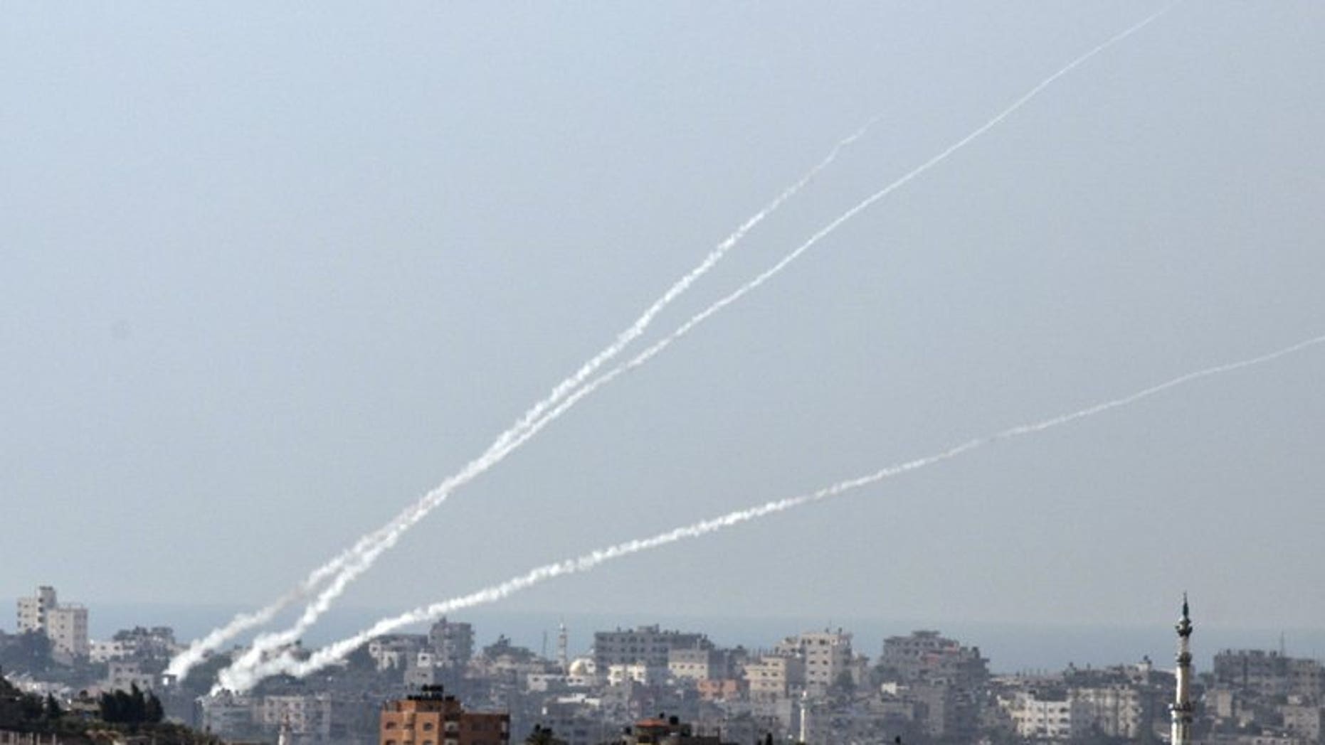 Two Gaza Rockets Hit Israel Police Fox News 
