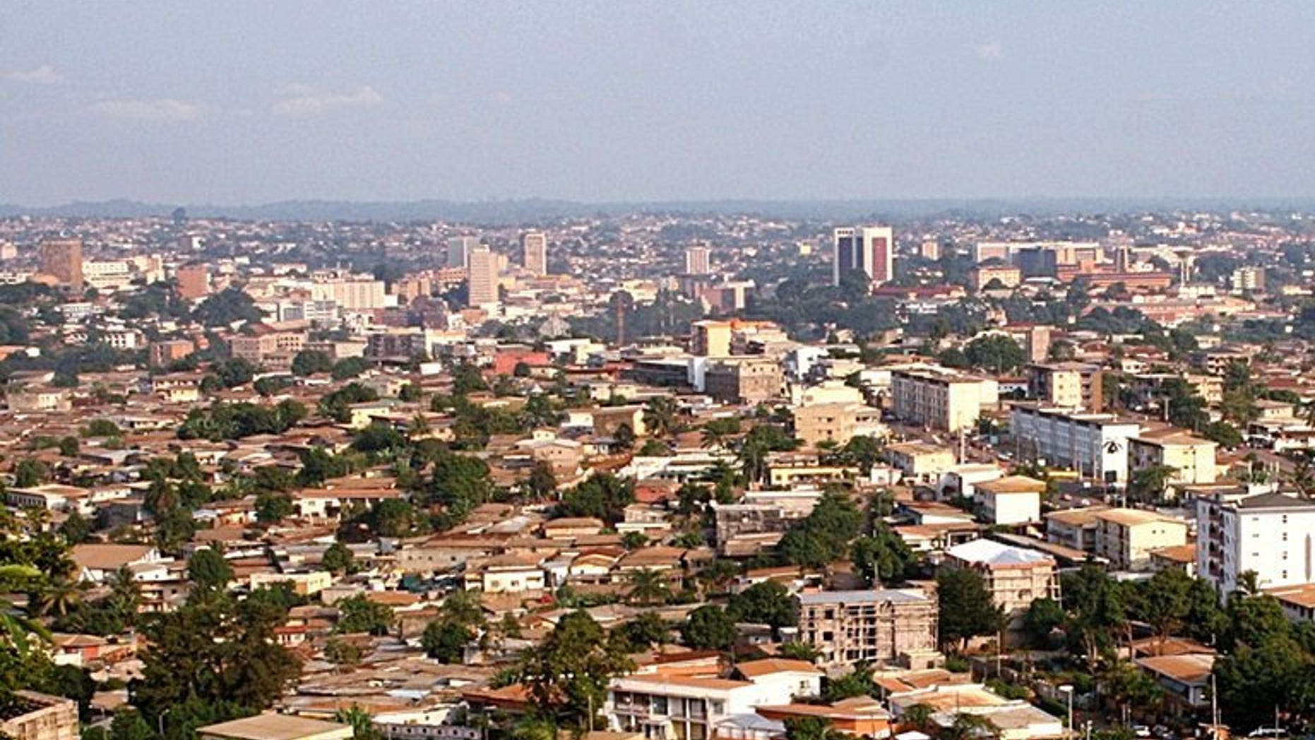 This picture taken on July 20, 2007 shows a general view of Yaounde. Three people were held for questioning Saturday in Cameroon as part of the probe into the murder of a leading gay rights activist, a lawyer said.