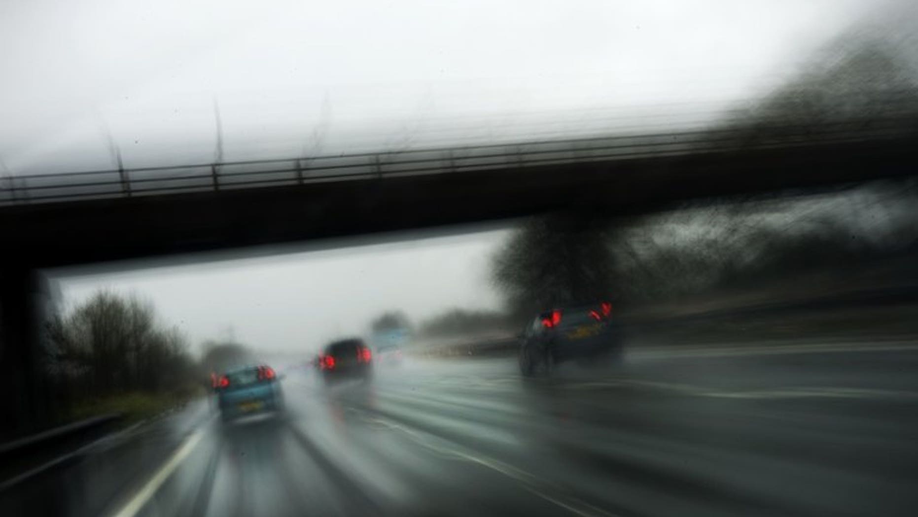 Cars drive on the M6 motorway near Knutsford on December 22, 2012. Around a fifth of motorists have driven while on illegal or prescription drugs, although the number of people being convicted of drug-driving appears to be falling, according to a new study.