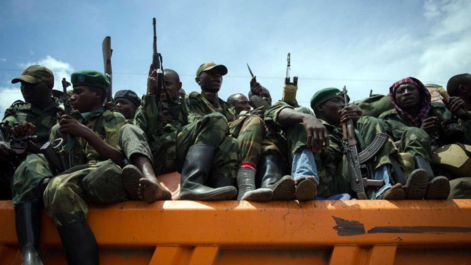 Democratic Republic of Congo's M23 rebels withdraw from the city of Goma, in the east of the country on December 1, 2012. The group has warned it would not rule out recapturing Goma if Kinshasa failed to stand by its international commitments.