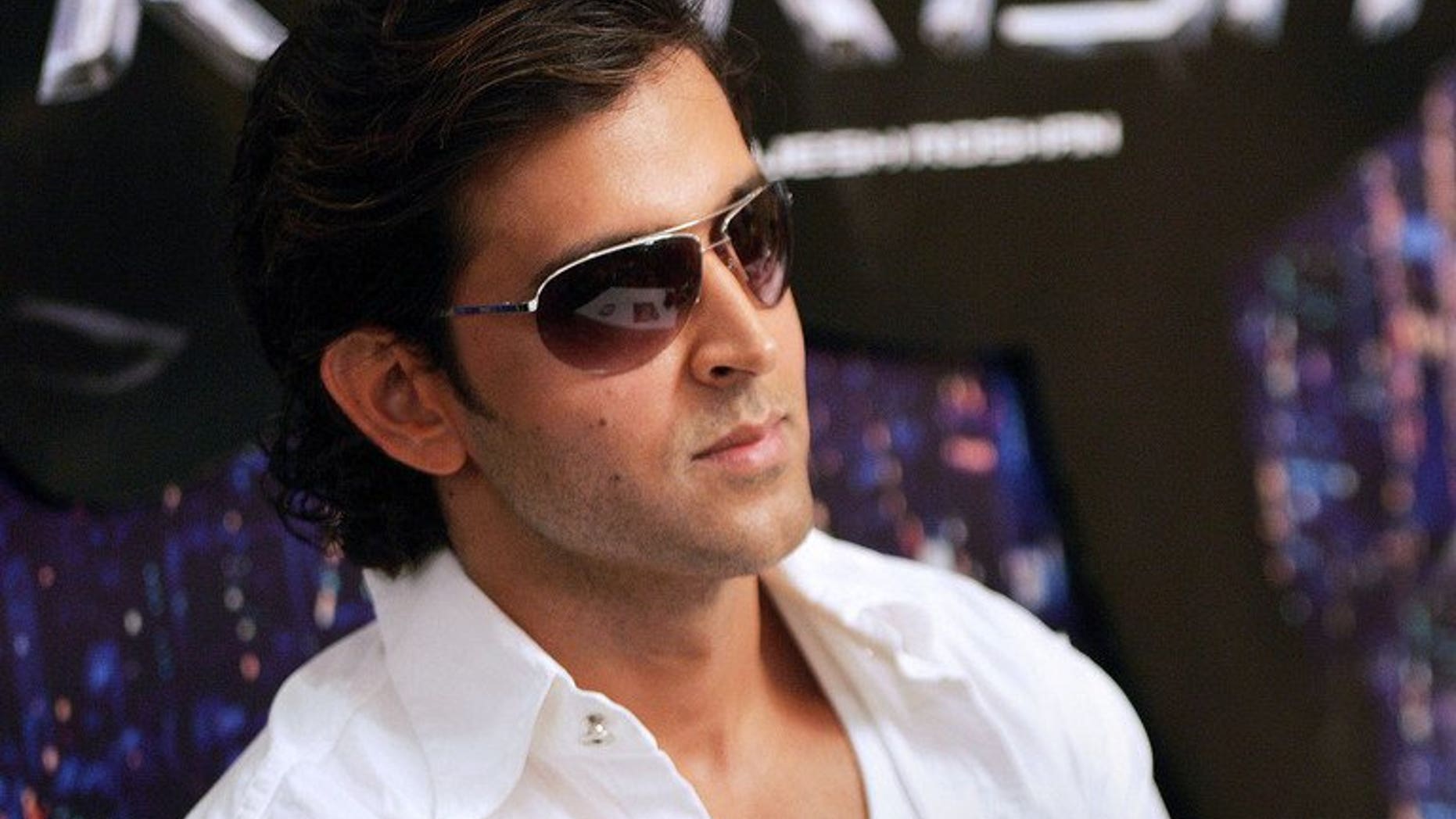 In this file photo, Indian actor Hrithik Roshan is seen during a press conference held to launch merchandise products of the movie 'Krrish', in Mumbai, on June 12, 2006. "Krrish 3" will be released in November 2013 during Diwali festival. The first two movies in the Krrish series drew huge turnouts at the box office.