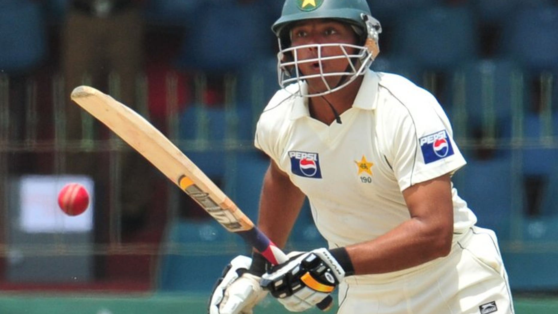 Pakistan's Khurram Manzoor plays a shot during the third and final Test match against Sri Lanka in Colombo, on July 20, 2009. Manzoor has been recalled to the Test squad for the tour of Zimbabwe later this month, but there was no room in the squad for giant paceman Mohammad Irfan.