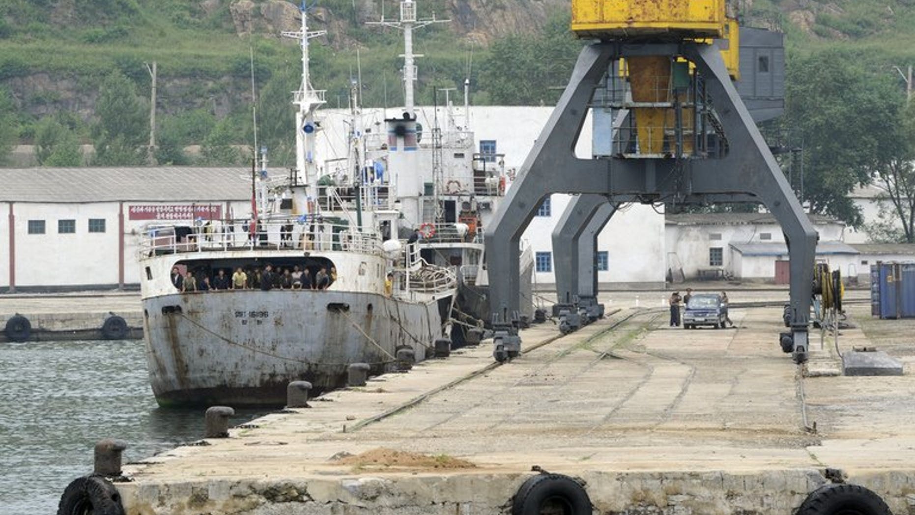 Rason Port in North Korea, pictured on August 30, 2011. Korean-American tour operator Kenneth Bae was arrested at the port as he entered the country, with state media reporting that he was attempting to topple the regime.