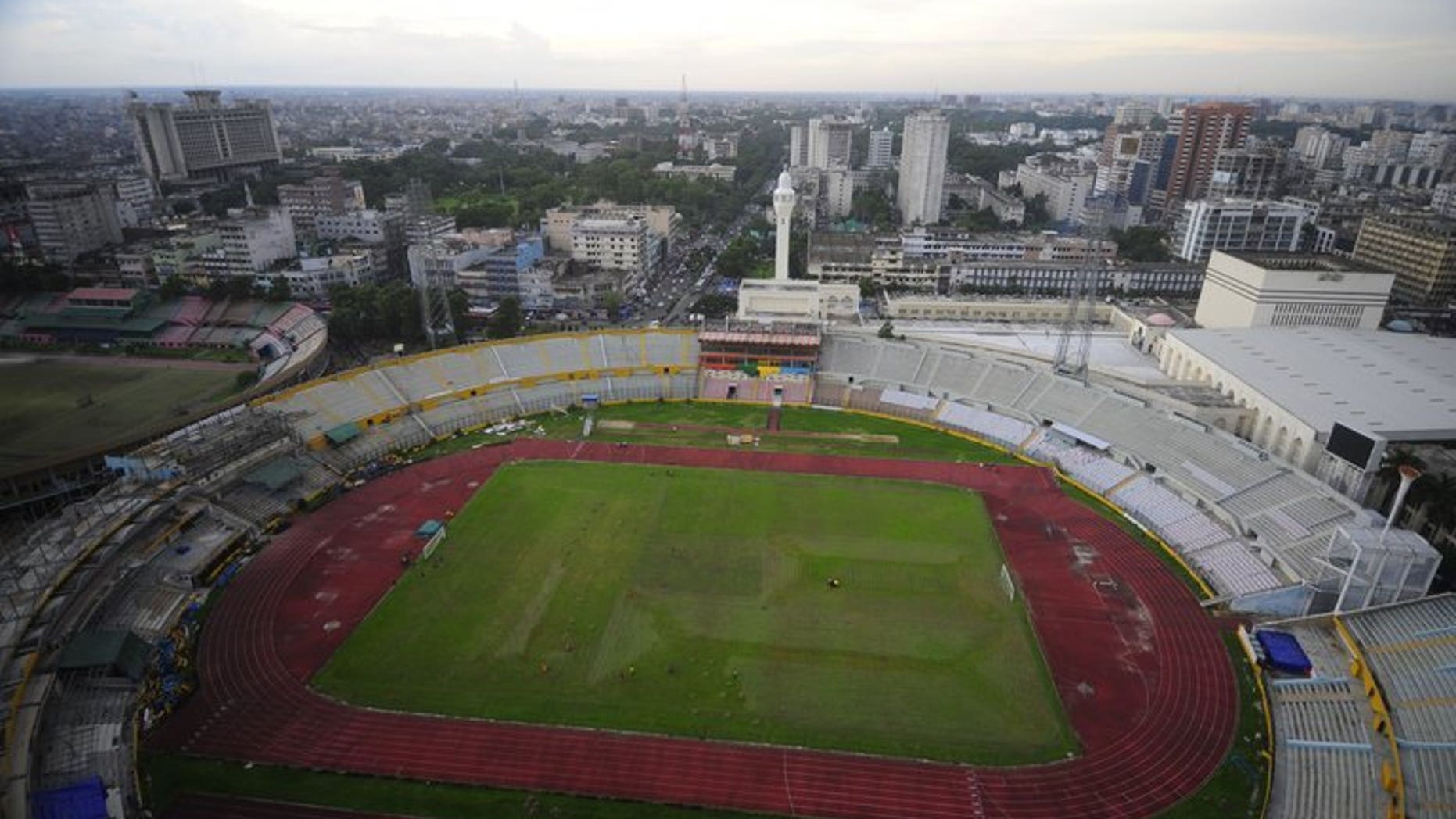 A general view of the Bangabandhu National Stadium in the Banladeshi capital Dhaka on September 20, 2010. The International Cricket Council (ICC) said Tuesday seven people have been charged over matching-fixing in the Bangladesh Premier League and another two were charged for failing to report corruption in the game.
