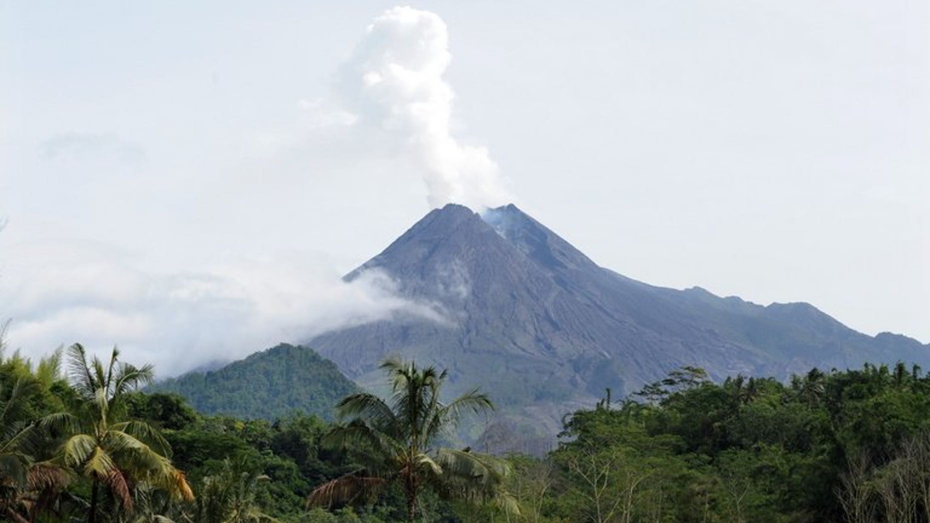 The Mount Merapi volcano in Sleman, Yogyakarta on January 30, 2011. A Russian hiker has been missing since the weekend after trying to climb Indonesia's most active volcano, an official said on Tuesday.