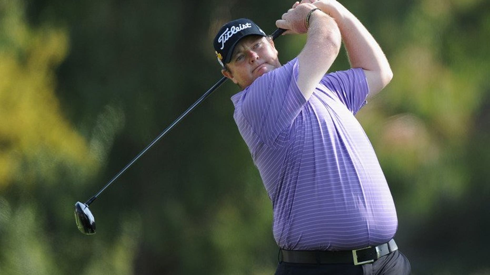 Australia's Jarrod Lyle pictured during the Northern Trust Open in Pacific Palisades, California on February 19, 2012. He will make a return to professional golf at the Australian Masters in November after an 18-month battle with cancer, organisers said Wednesday.