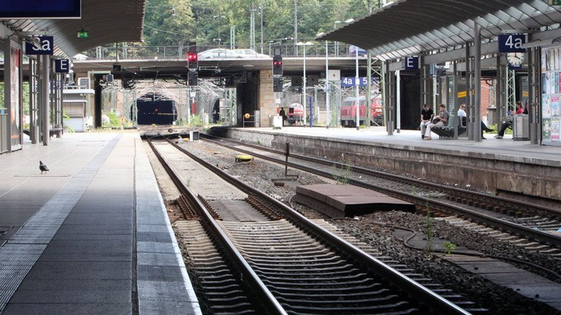 This file photo shows the main railway station in Mainz, western Germany, pictured on August 12, 2013. Al-Qaeda is plotting attacks on Europe's high-speed rail network, German mass circulation daily Bild reported on Monday, citing intelligence sources.