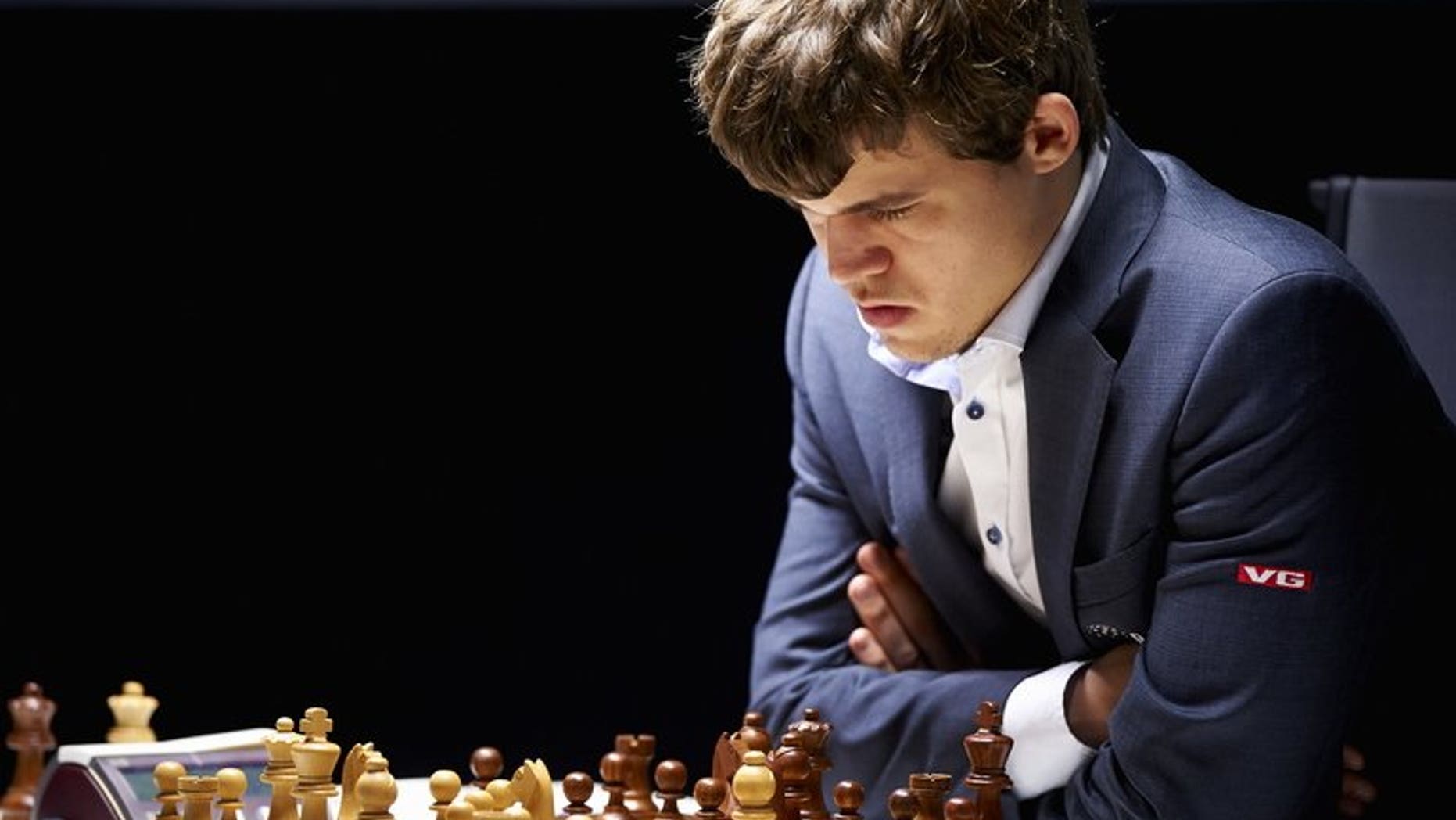 Norwegian chess player Magnus Carlsen, pictured during the last round of the tournament Norway Chess, in Stavanger, on May 18, 2013. Carlsen has inserted an "illness clause" in his contract to play a world championship match in India due to fears of falling sick.