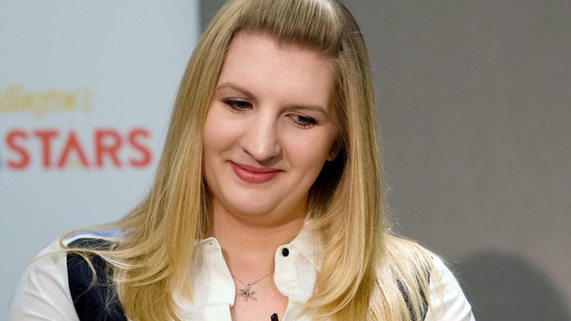 Rebecca Adlington, pictured during a press conference in London, on February 5, 2013. Adlington on Tuesday said she was 'so relieved' following the return of Olympic medals that were earlier stolen from her home.
