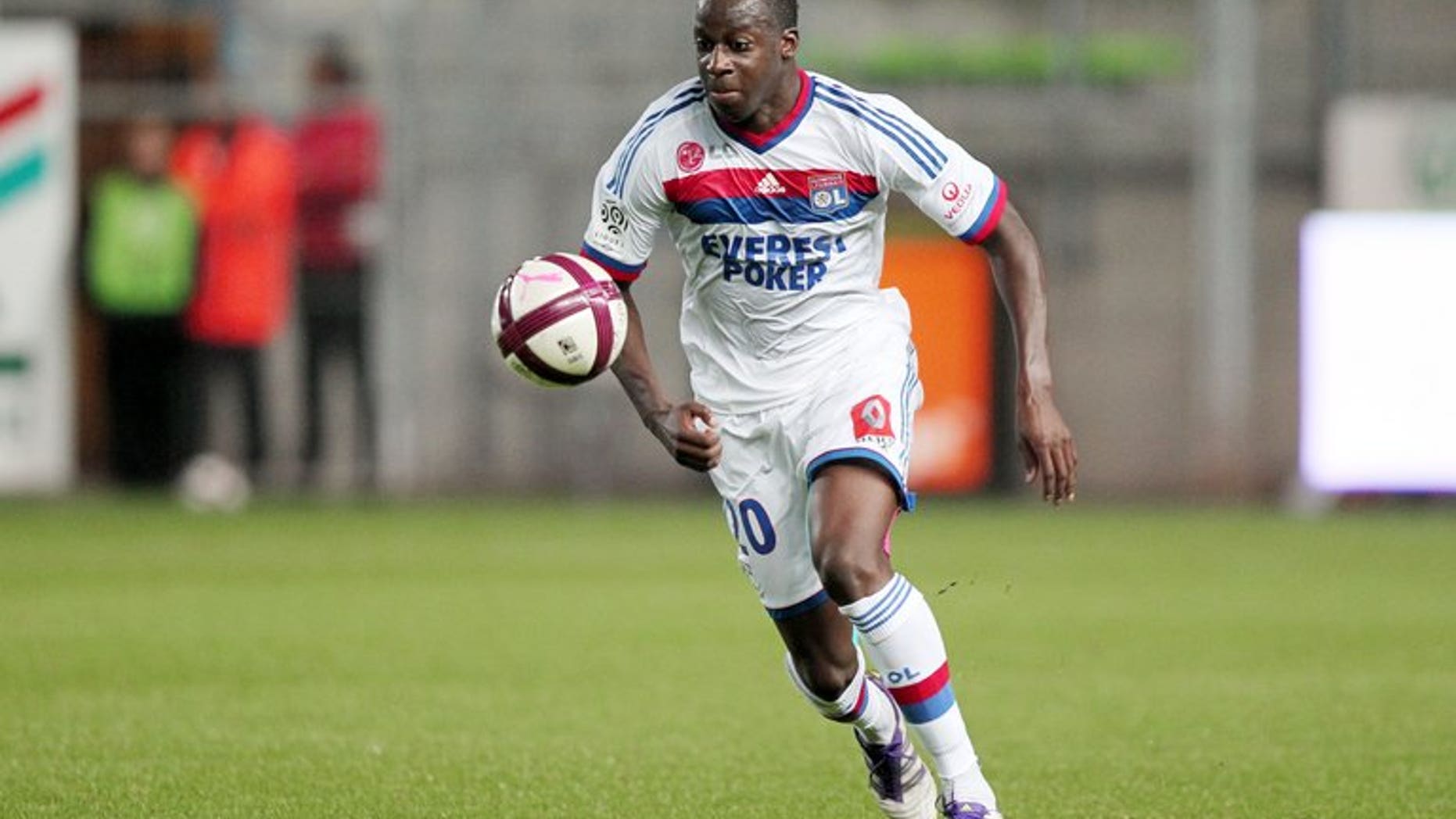 Lyon's French defender Aly Cissokho is seen during the L1 French football match Caen vs Lyon, on September 21, 2011 at the Michel d'Ornano stadium in Caen, northwestern France. Cissokho has joined Liverpool on a season-long loan from Valencia, the Premier League club announced on Tuesday.