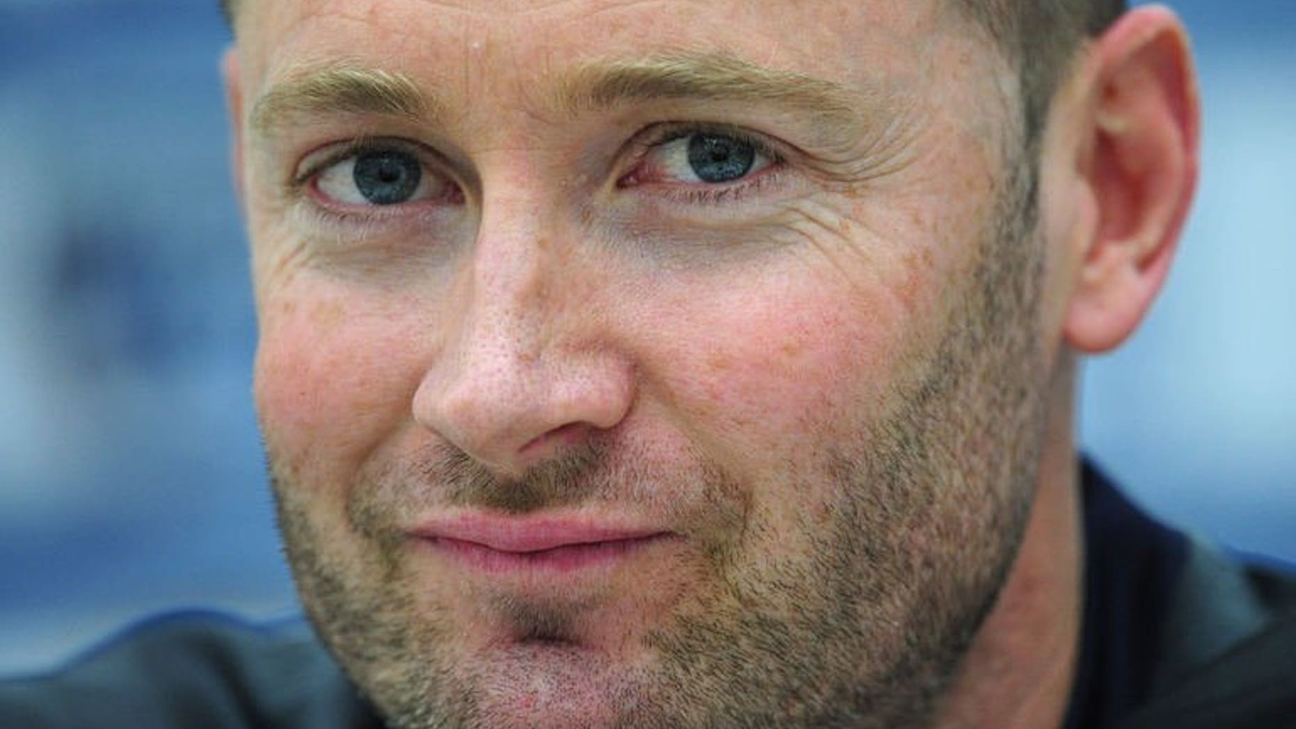 Australia captain Michael Clarke pictured during a press conference at The Oval cricket ground in south London on August 20, 2013. Clarke won the toss and elected to bat against England in the fifth and final Ashes Test at The Oval starting on Wednesday.