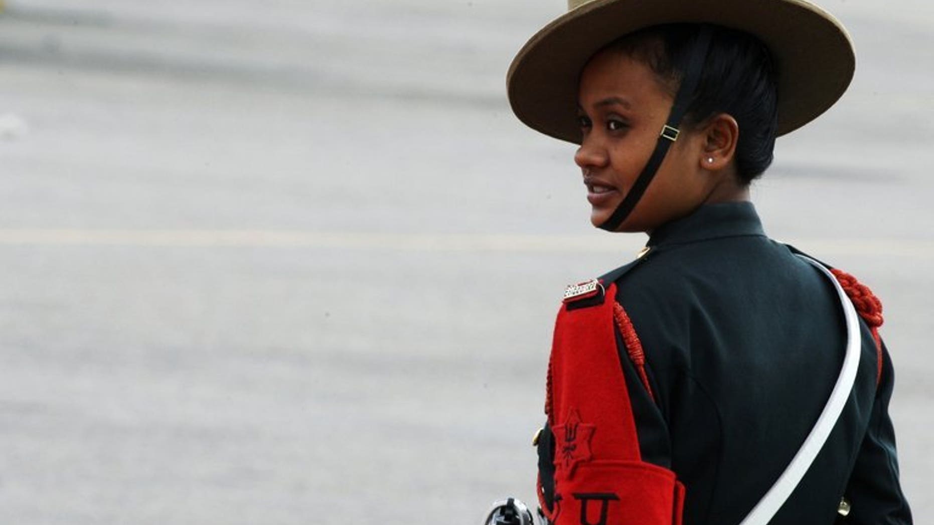 A Nepalese army cadet waits for the prime minister to arrive at the Tribhuvan International Airport in Kathmandu on July 18, 2009. Nepal has urged airlines flying into the country's only international airport to use smaller planes after holes and cracks were discovered on the runway, a top aviation official said Thursday.