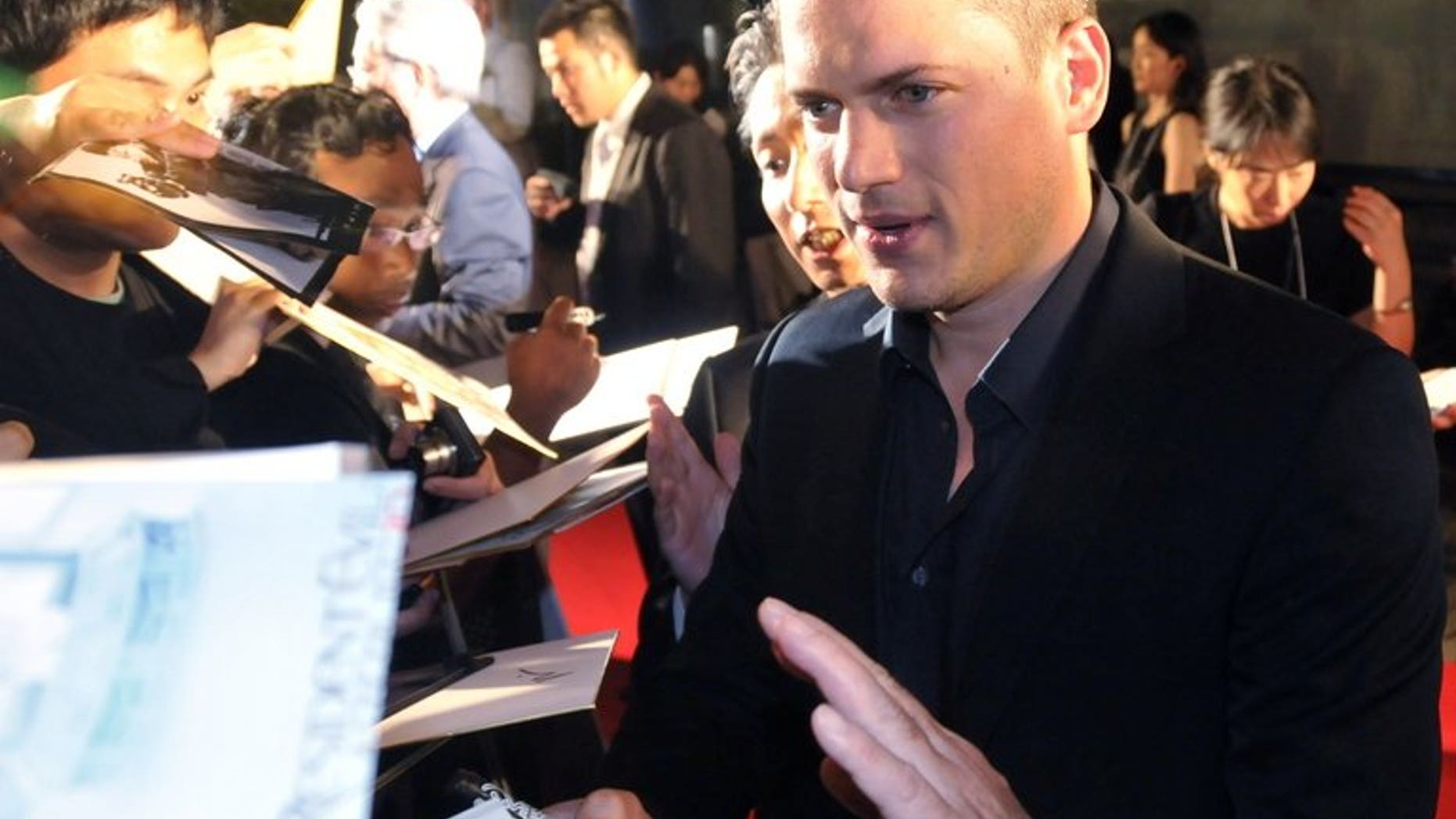 Actor Wentworth Miller signs autographs for with Japanese fans in Tokyo on September 2, 2010. Miller has come out as gay in an open letter to Russia in which he rejected an invitation to attend a film festival in protest at the Kremlin's ban on homosexual "propaganda".