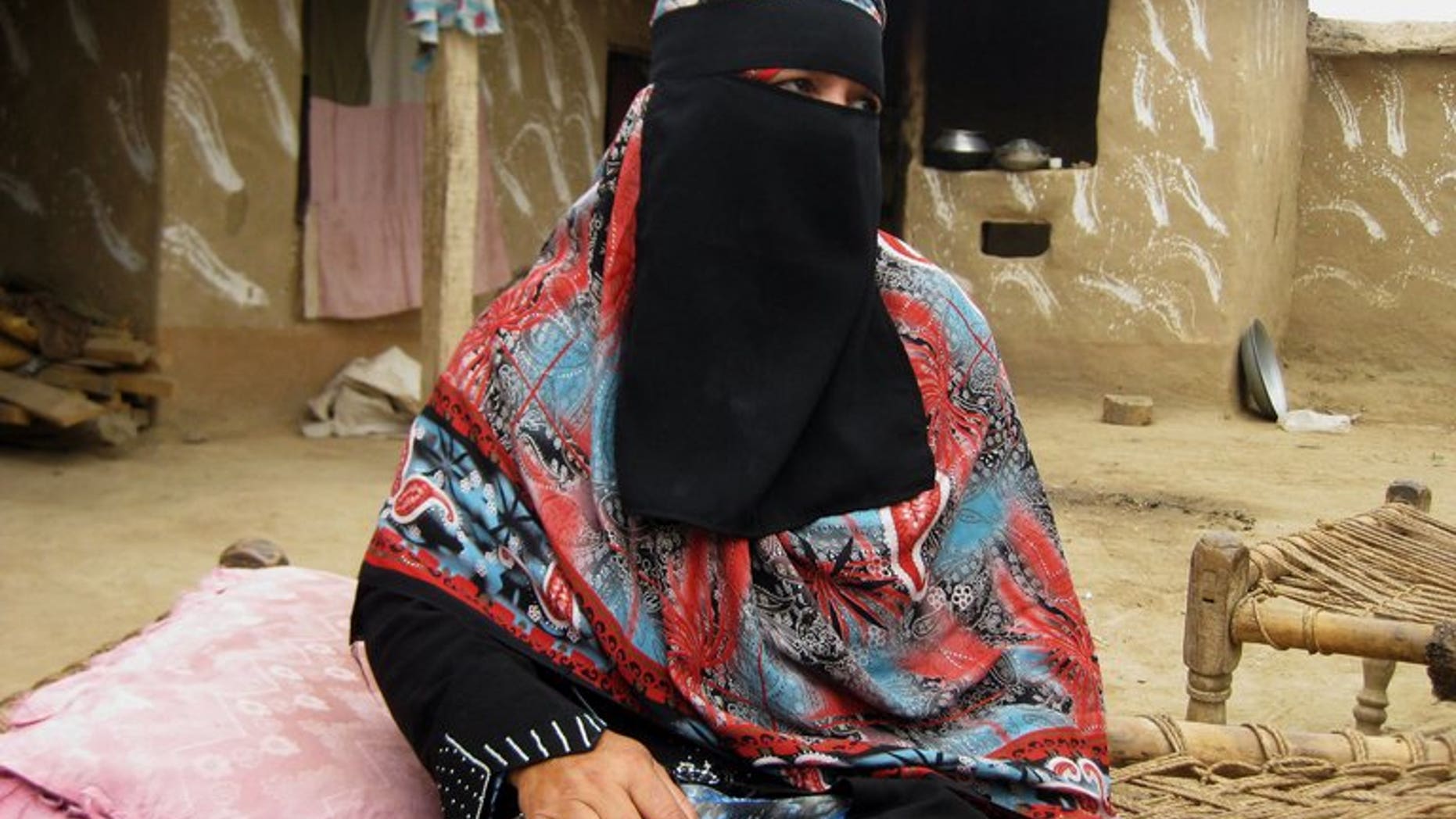 Badam Zari, 55, a rare female candidate for general elections in Khar in Pakistan's semi-autonomous tribal belt, seen on April 2, 2013. A high court in northwest Pakistan Thursday ordered the authorities to withhold by-election results of two constituencies where women were not allowed to cast votes, an official said.