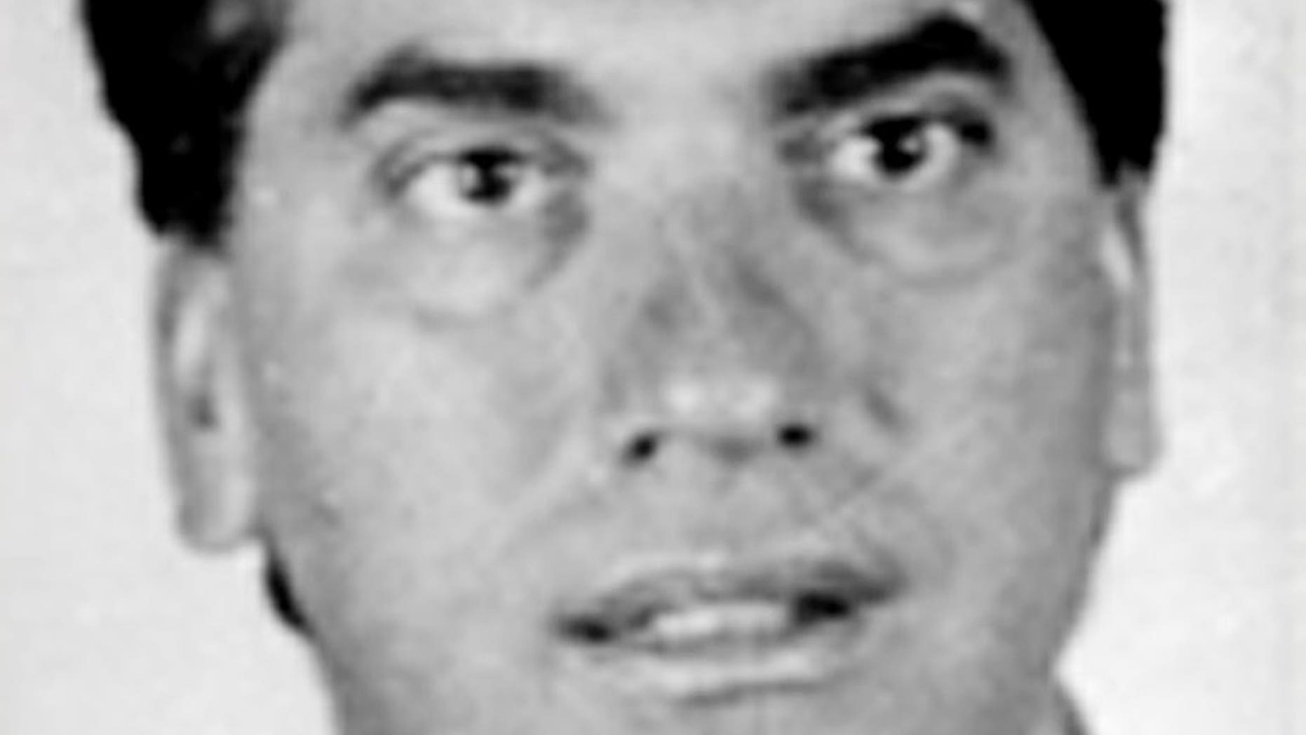 This undated picture released by the Italian Interior Minister's press office on August 8, 2013, shows mafia boss Domenico Rancadore. An Italian mafia boss who was arrested in London after two decades on the run told police he feared he would be killed if he returned to face justice, a court heard Thursday.