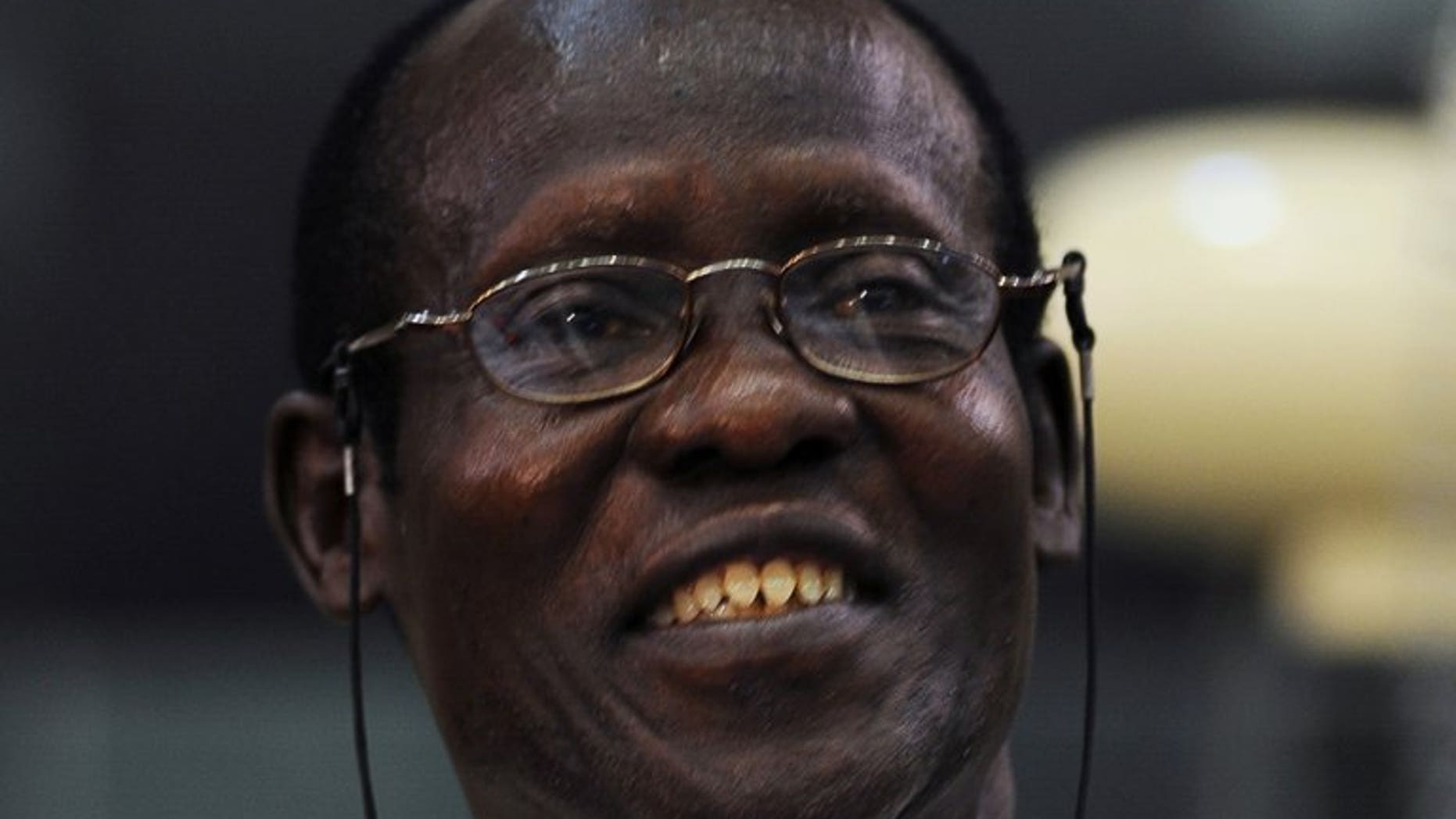 James Wani Igga delivers a speech in Juba on June 11, 2013. South Sudan President Salva Kiir named veteran ex-rebel commander Igga to be his deputy Friday, succeeding the controversial former vice-president Riek Machar, state radio said.