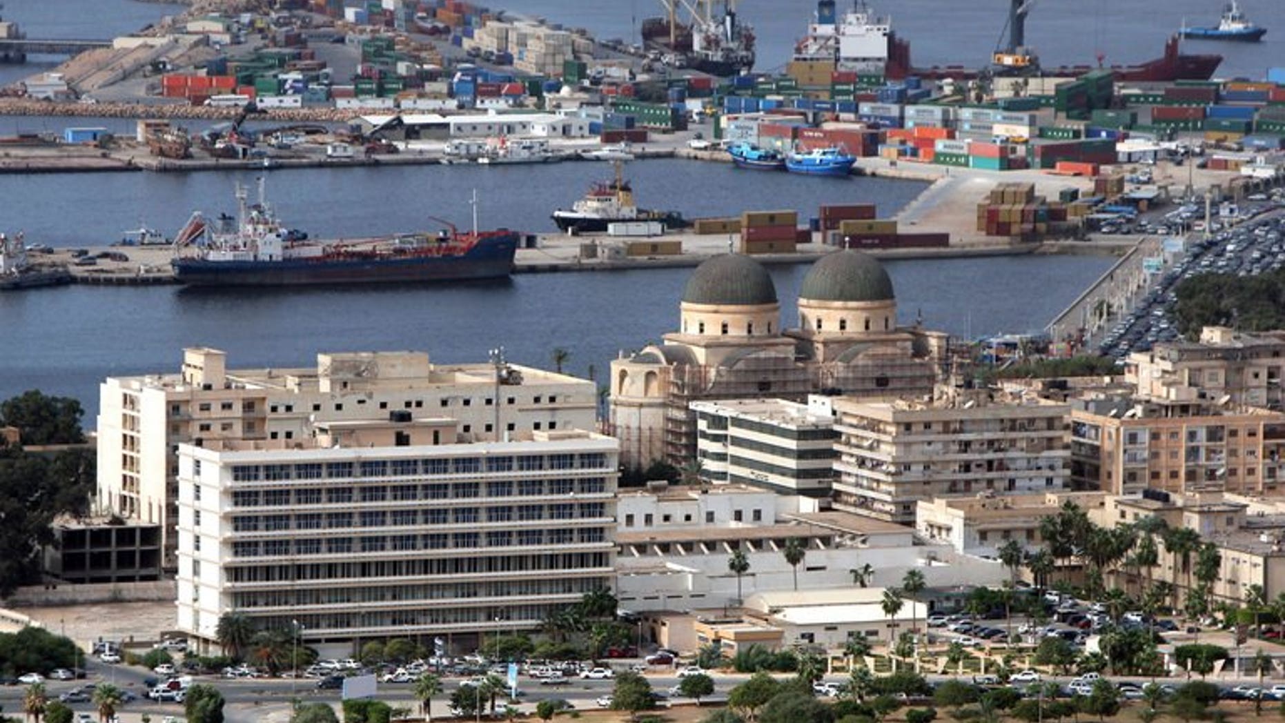 A general view of the eastern Libyan port city of Benghazi on the Mediterranean Sea on November 1, 2012. Gunmen killed a Libyan army colonel in a drive-by shooting on Friday after he left a mosque in the eastern city of Benghazi, a security source told AFP.