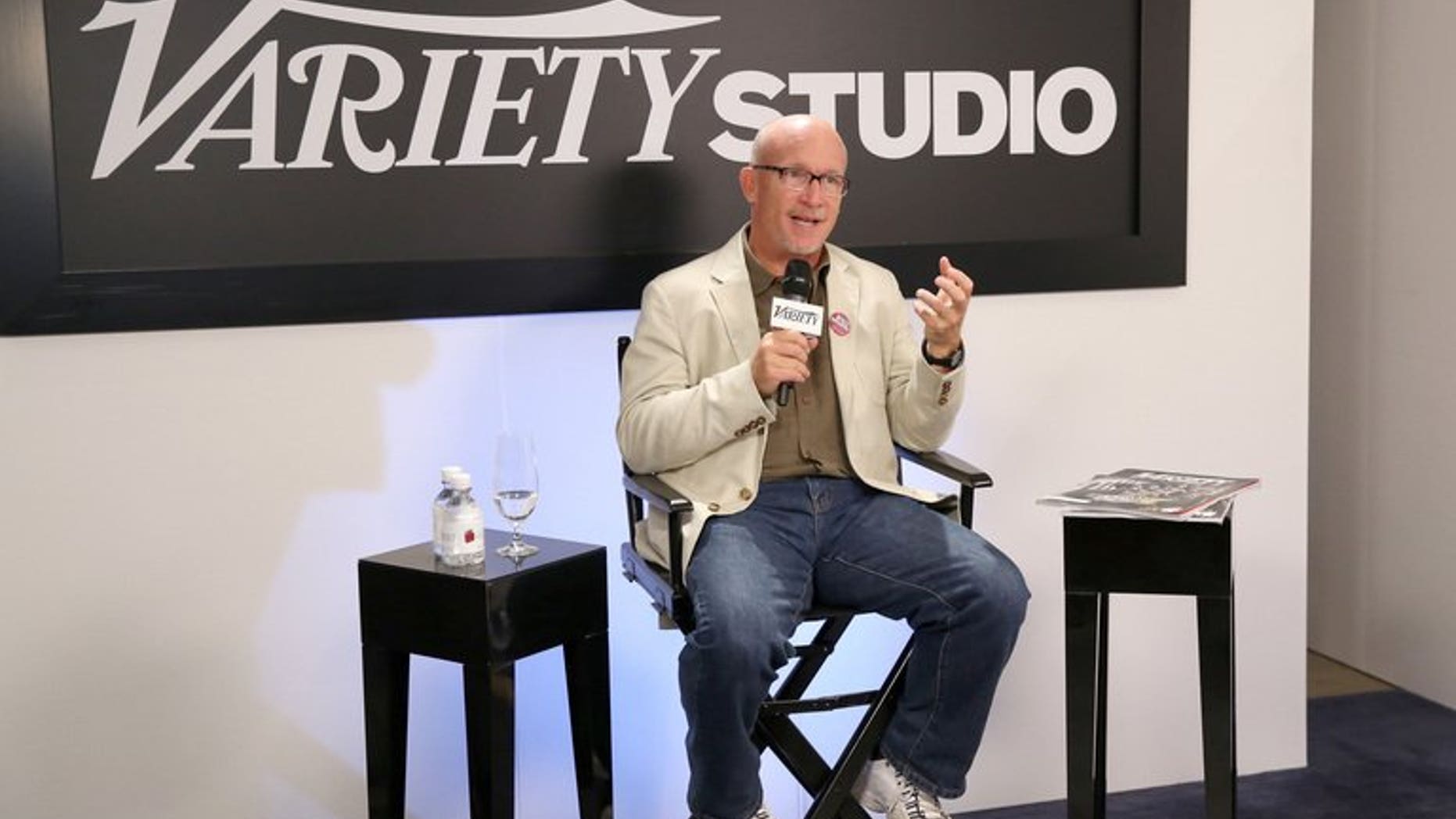 Director Alex Gibney speaks at Variety Studio presented by Moroccanoil at Holt Renfrew during the 2013 Toronto International Film Festival on September 9, 2013 in Toronto, Canada.