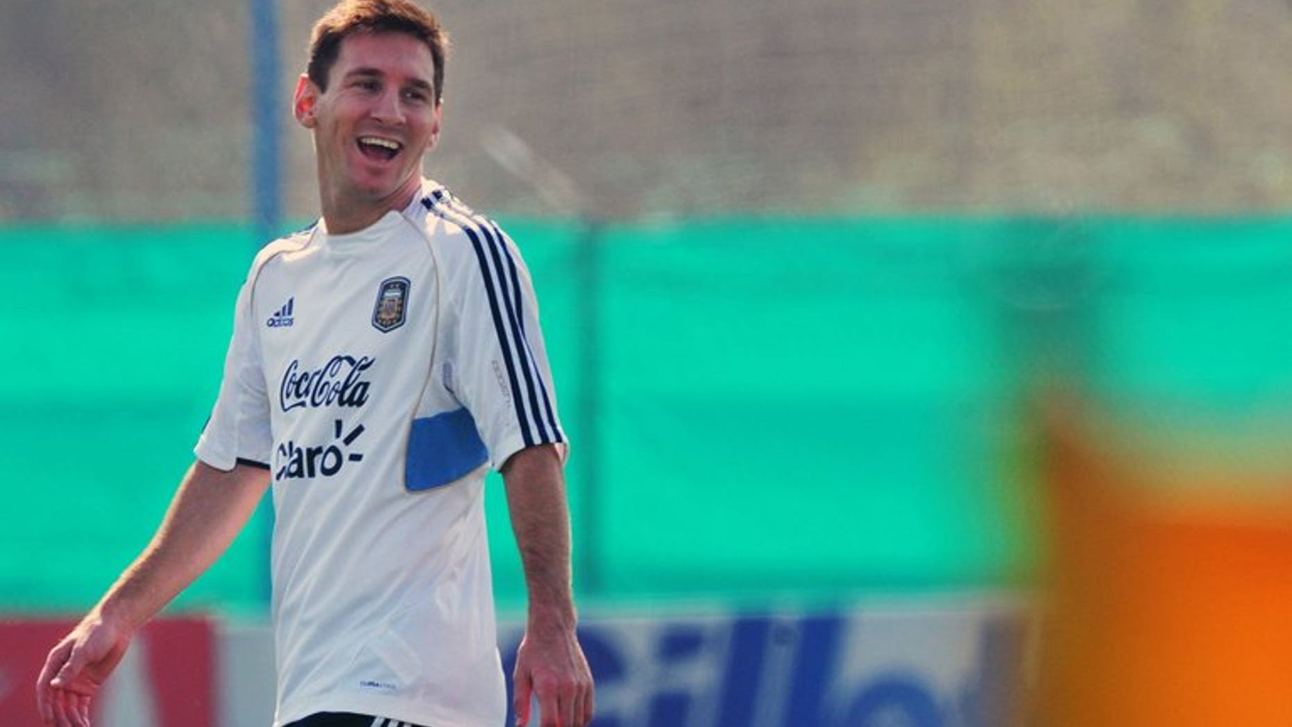 Argentina's national football team forward Lionel Messi attends a training session in Ezeiza, Buenos Aires, on September 6, 2013.