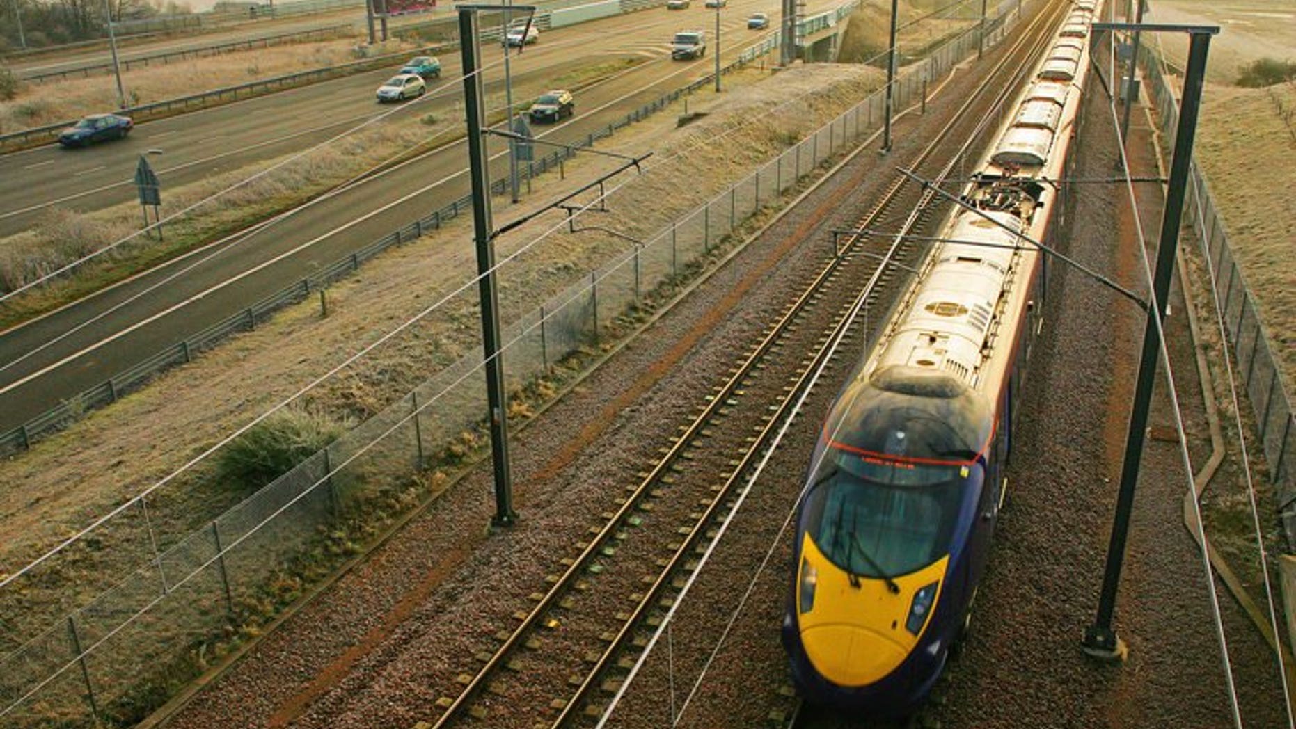 A Javelin high-speed train travels through the Kent countryside on December 12, 2008. The HS2 high-speed rail will inject ??15 billion annually to the economy and drive growth in regions outside London, a report will claim on Wednesday.