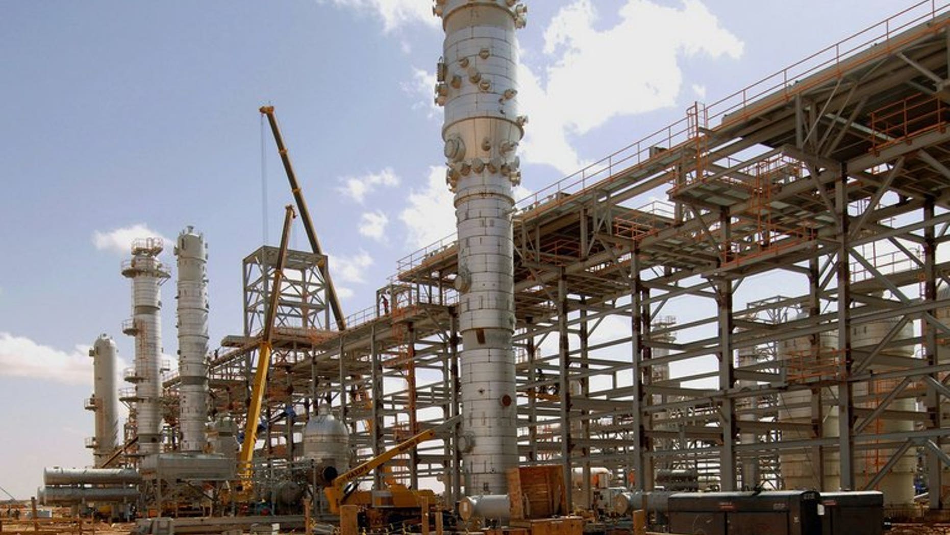 In Amenas gas field in eastern Algeria near the Libyan border.