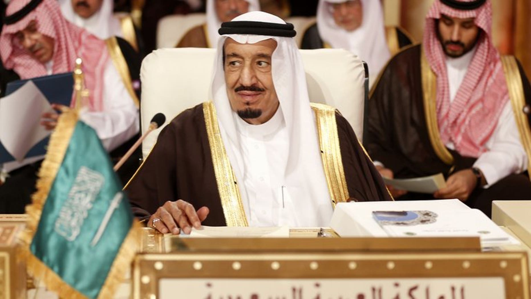 Saudi Crown Prince Salman bin Abdul Aziz in the Qatari capital Doha on March 26, 2013.