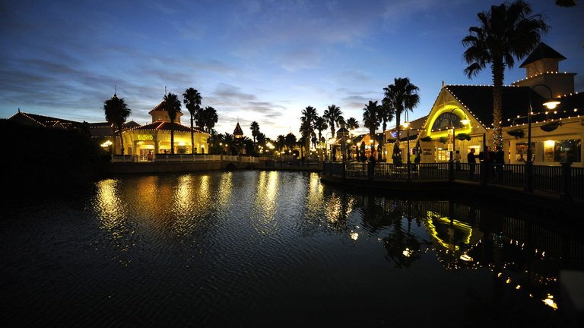 A general view of the "boardwalk" shopping center and casino on May 13, 2010 in Port Elizabeth, South Africa.