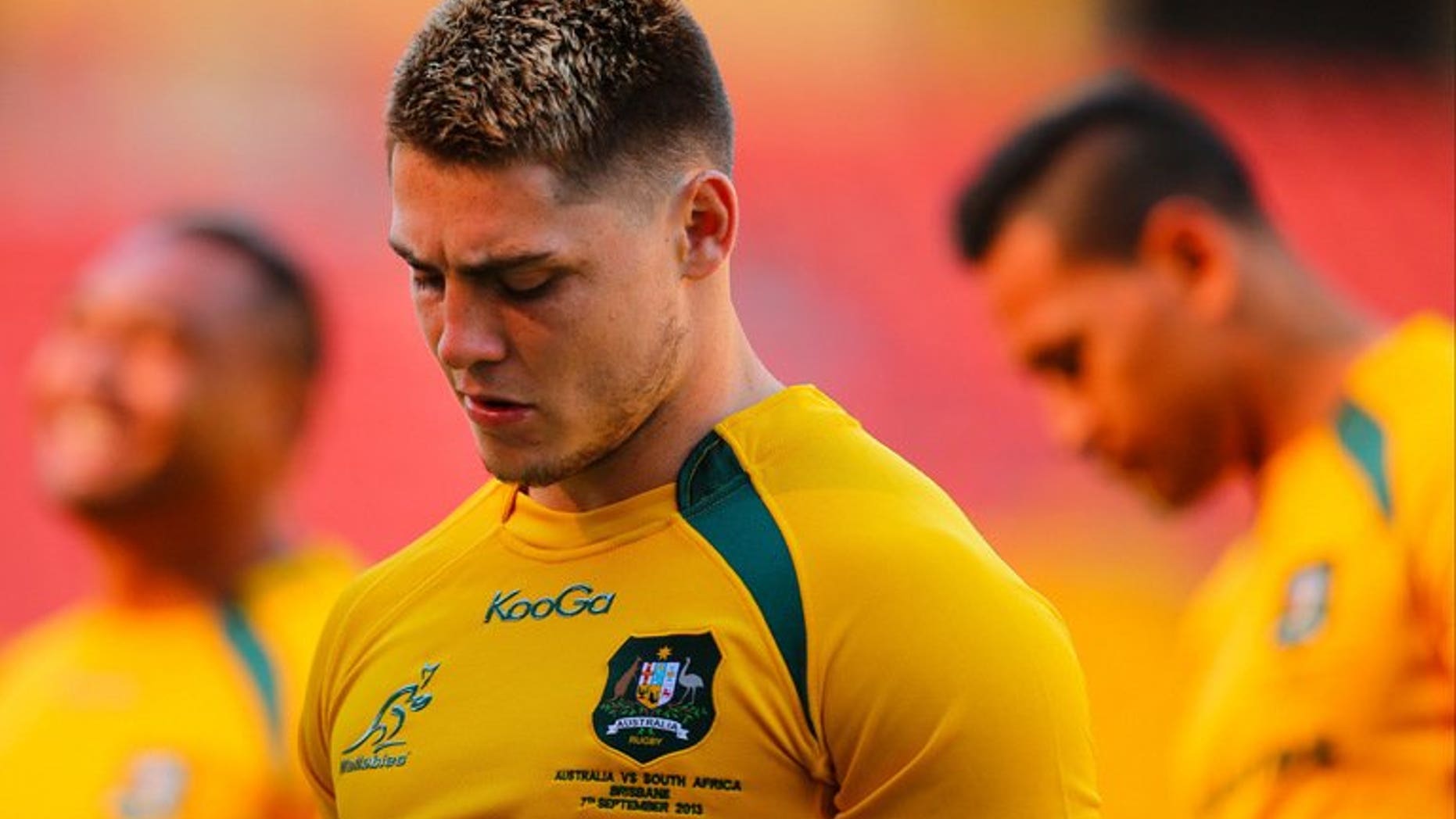 Australia's James O'Connor, pictured during a team training session in Brisbane on September 6, 2013, was embroiled in more controversy Thursday after reportedly being prevented from taking a flight because he was intoxicated.