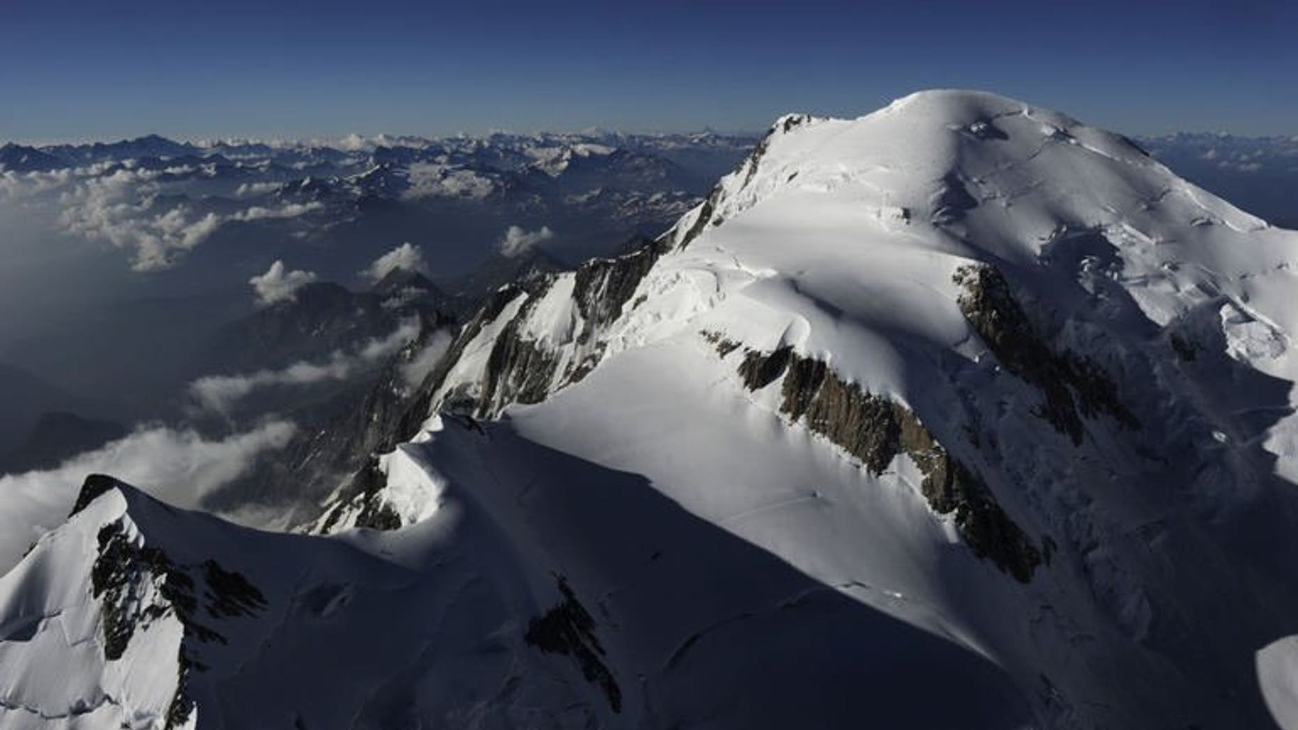 Mont-Blanc, in the French Alps, pictured on July 16, 2010.