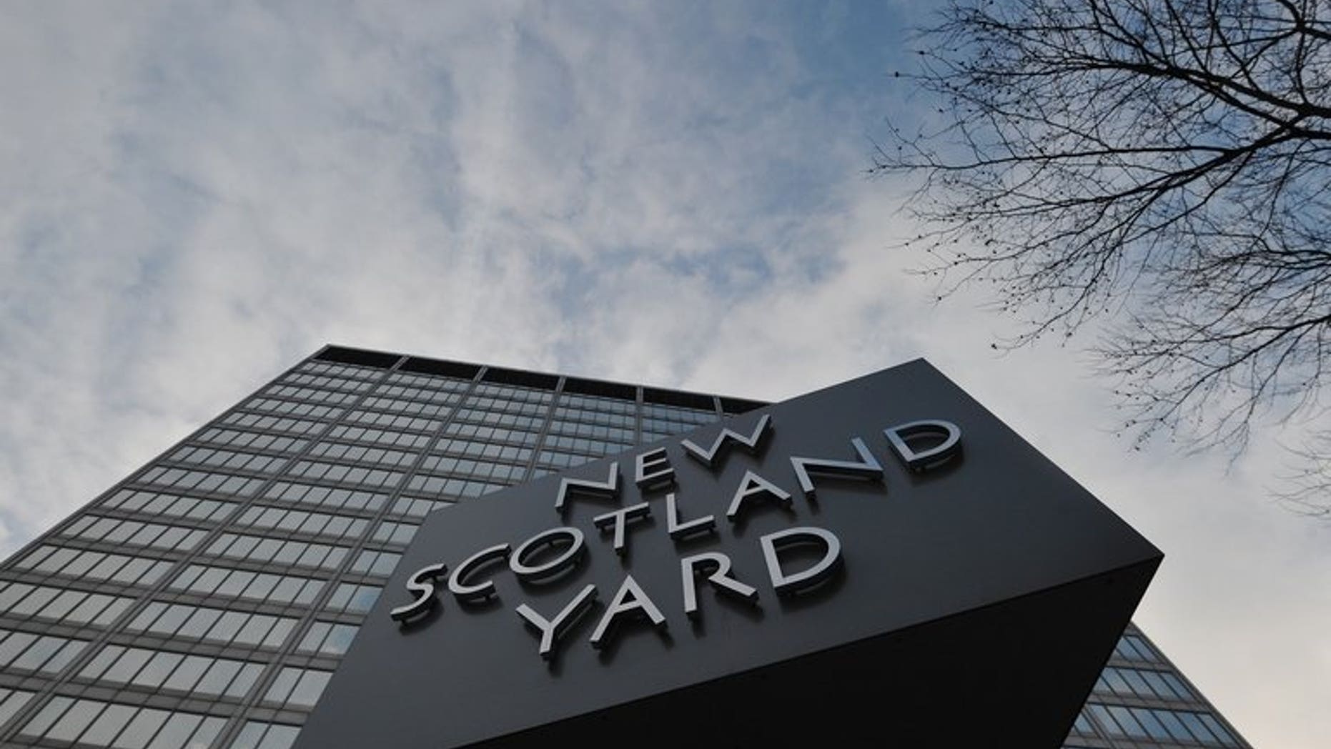 The Metropolitan Police headquarters, in central London, pictured on January 11, 2013. Terror police have charged two men under the 2000 Terrorism Act following their arrest in Dover last Monday, Scotland Yard announced.