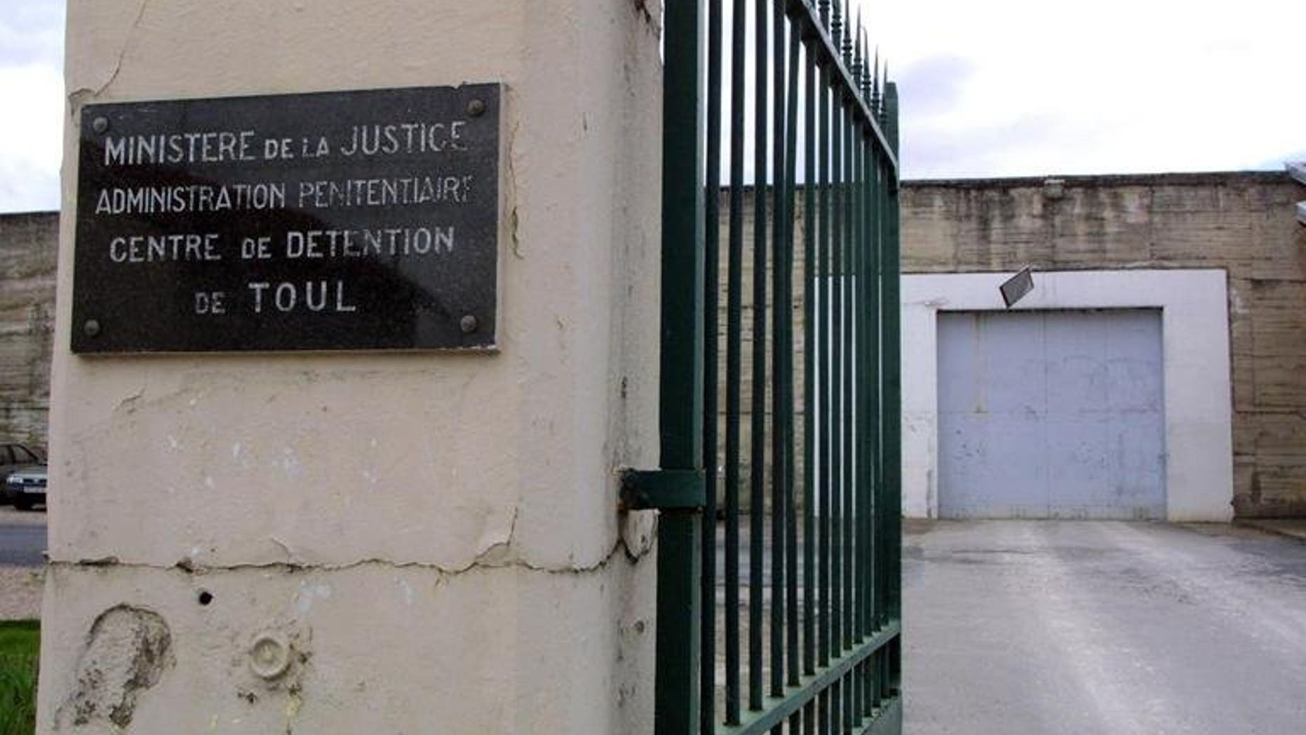 A view of Toul detention centre in eastern France on April 3, 2001. A French mother who allegedly held down her four-year-old son while he was raped by his step-father in the prison's visiting room went on trial in Strasbourg on Monday.