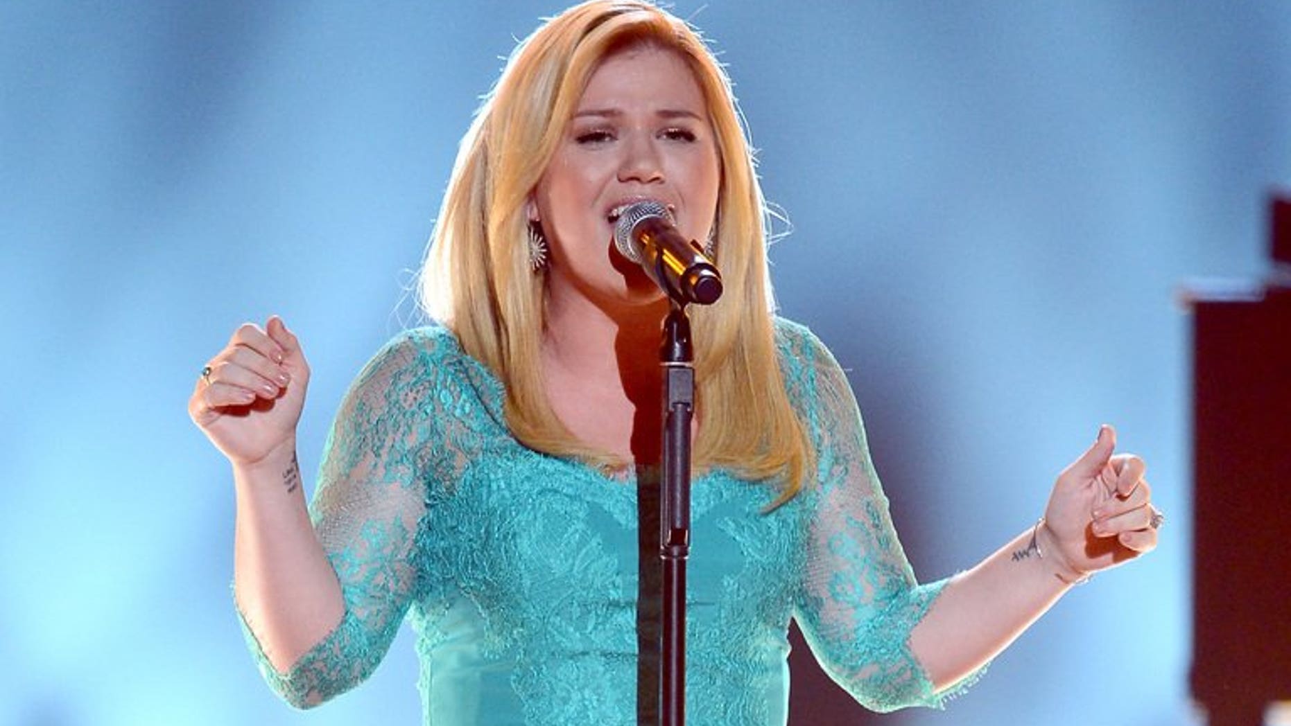 US singer Kelly Clarkson performs during the Annual Academy of Country Music Awards in Las Vegas, Nevada on April 7, 2013. The singer has been foiled in her attempt to take home a ring once owned by Jane Austen, after a British museum said it had raised enough money to buy it back.